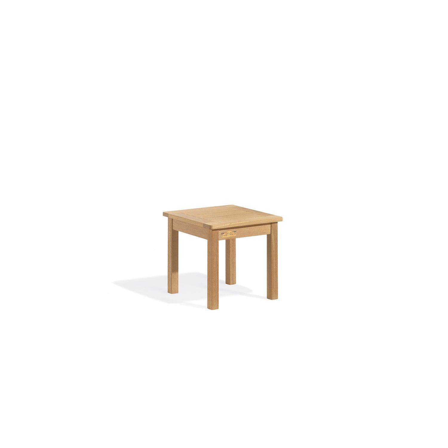 Classic Teak 18" Square End Table by Oxford Garden