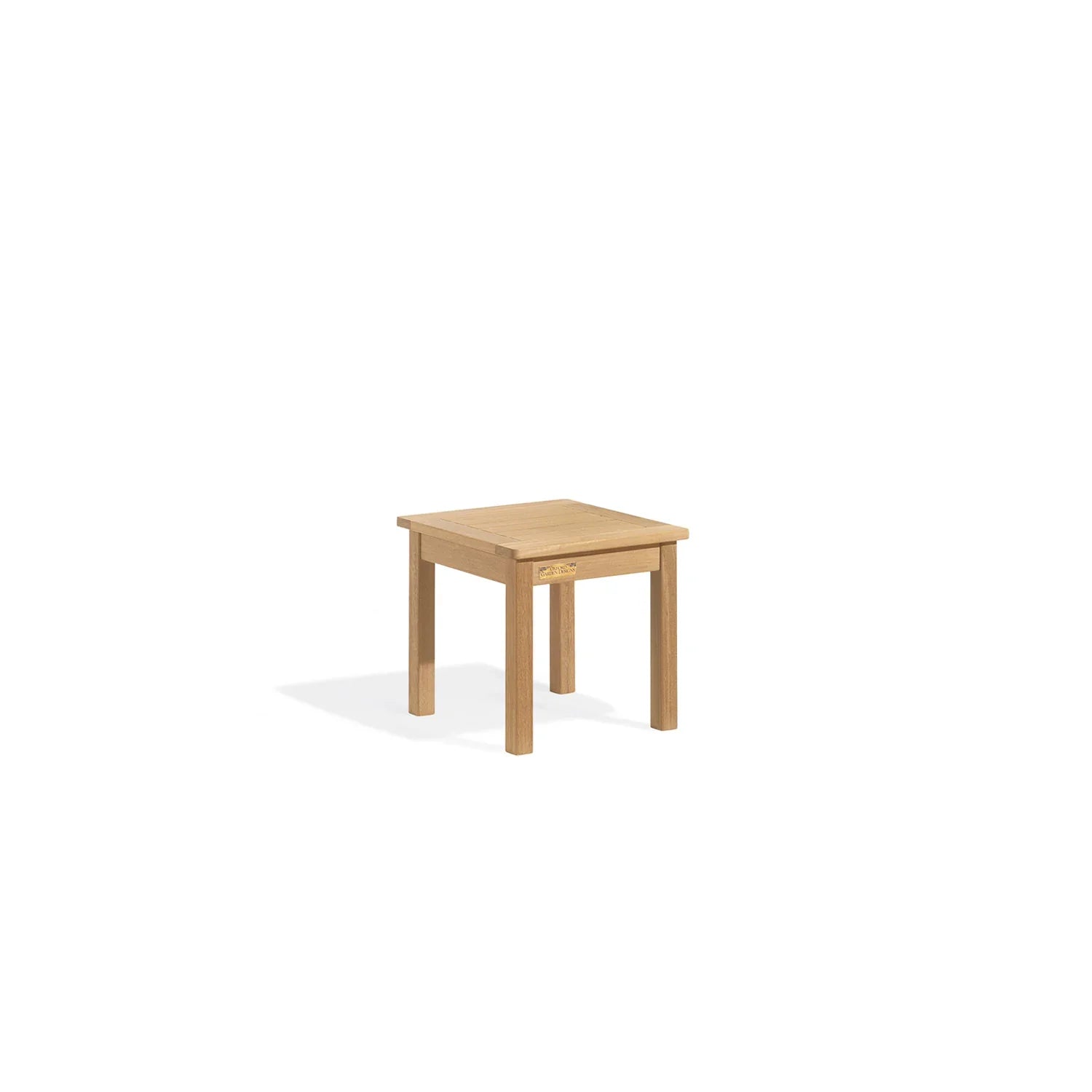 Classic Teak 18" Square End Table by Oxford Garden