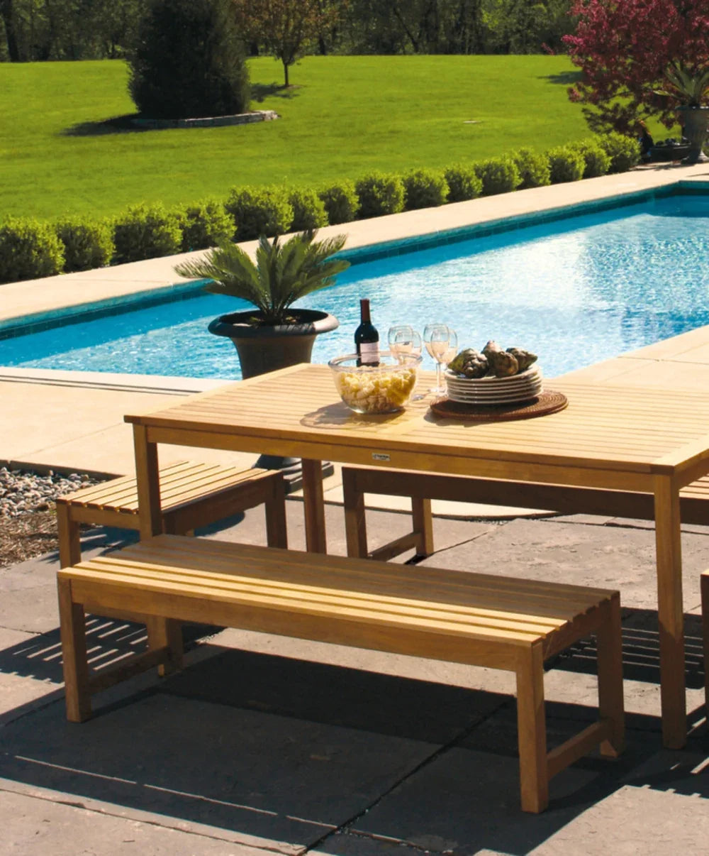 Charleston Backless Bench view 3