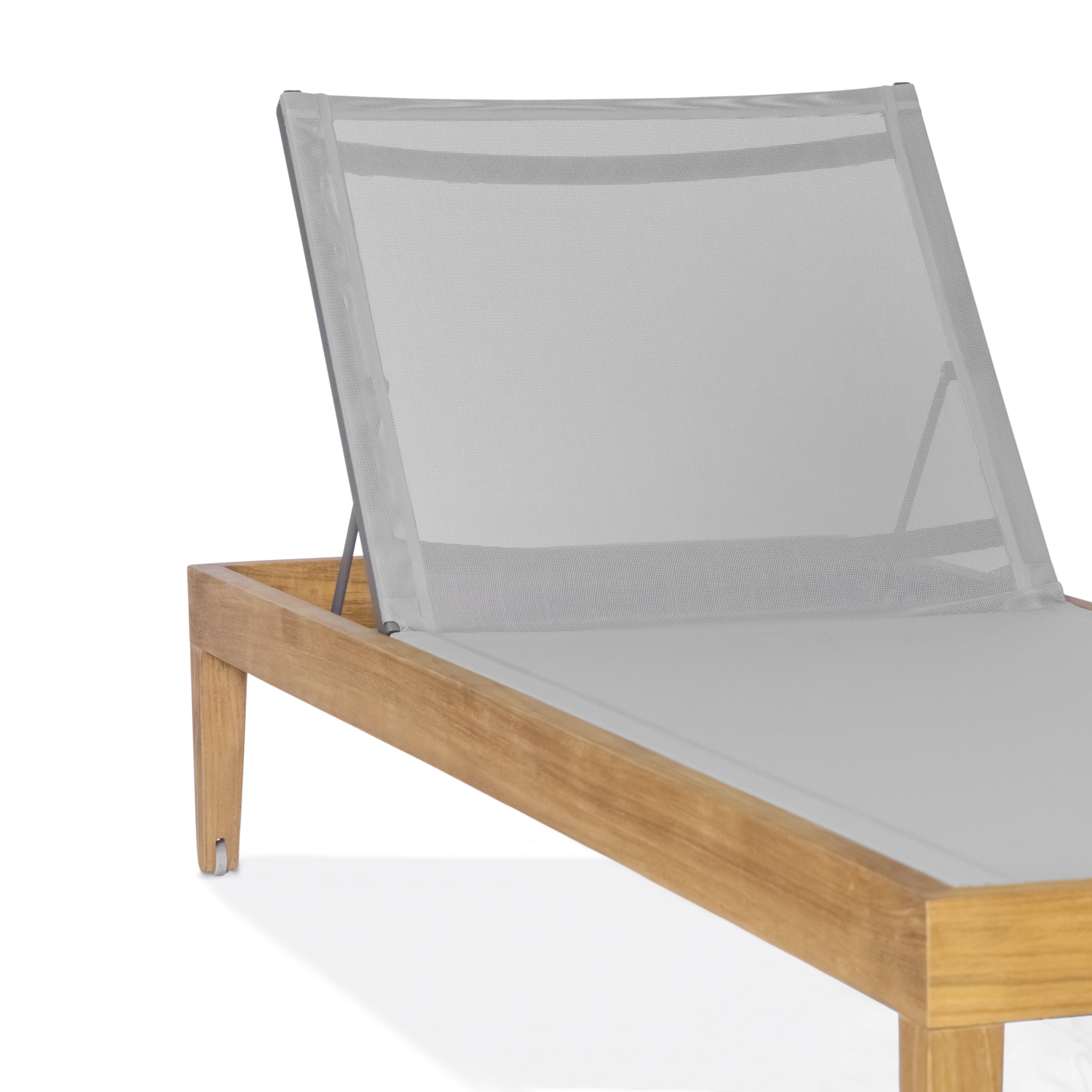 Classic Teak Sling Chaise Lounge