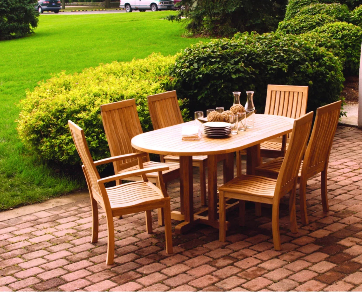 Camden 72" Oval Dining Table view 3