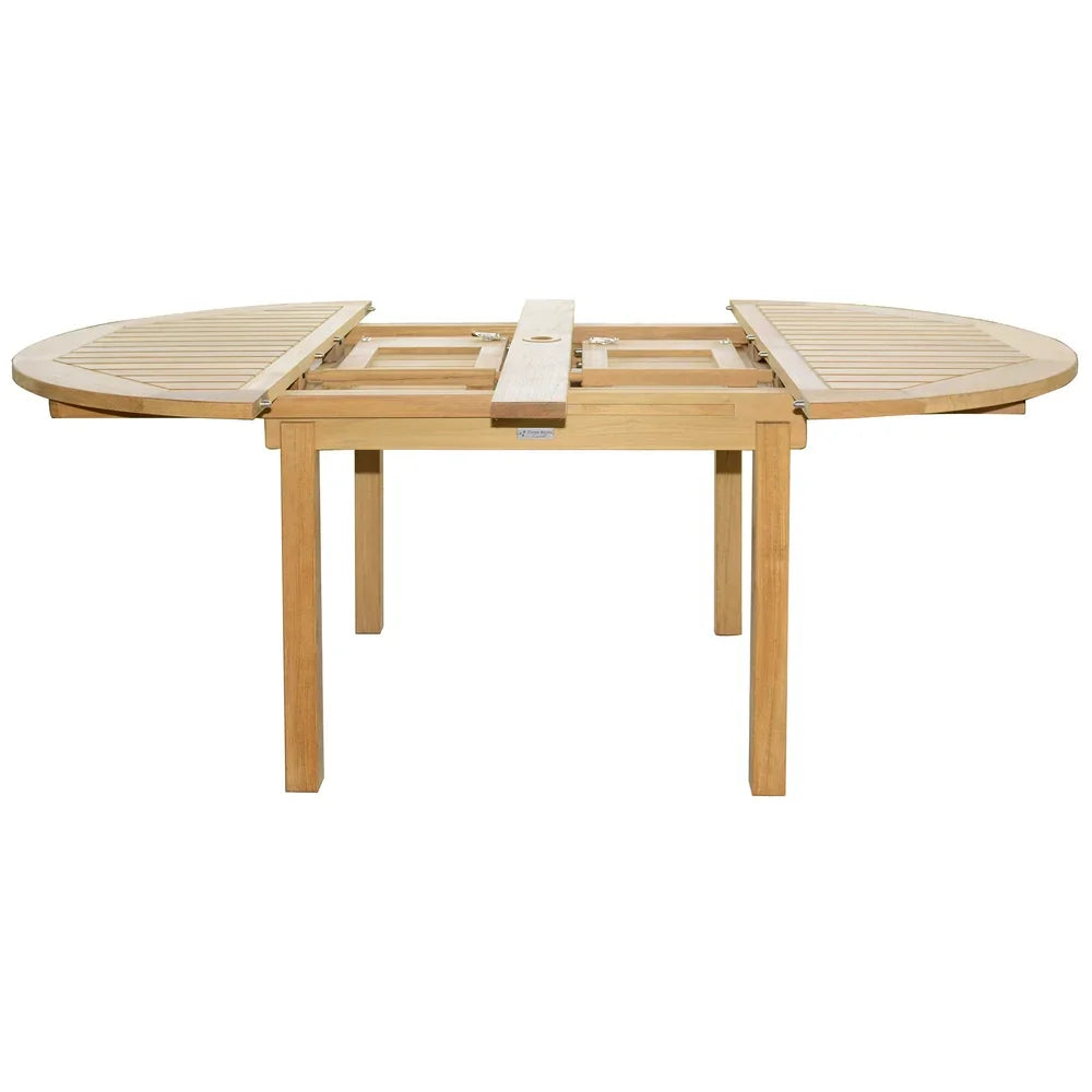 Chelsea 48-72" Round Extension Table By Three Birds Casual view 2
