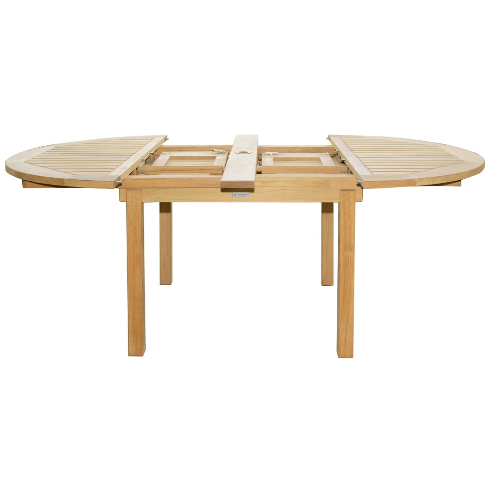 Chelsea 48-72" Round Extension Table By Three Birds Casual view 2