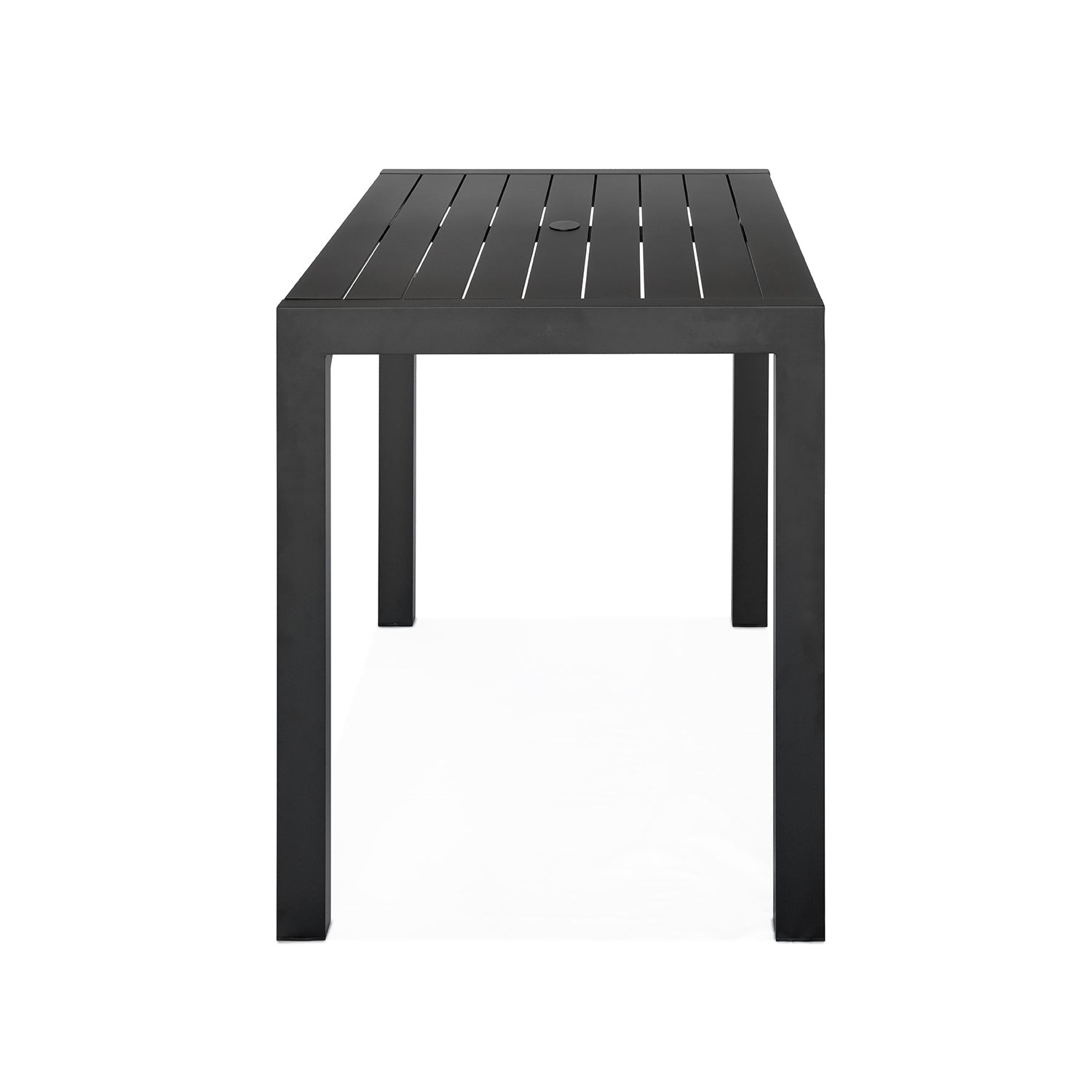 Classic Aluminum 6-Seater Square Bar Table