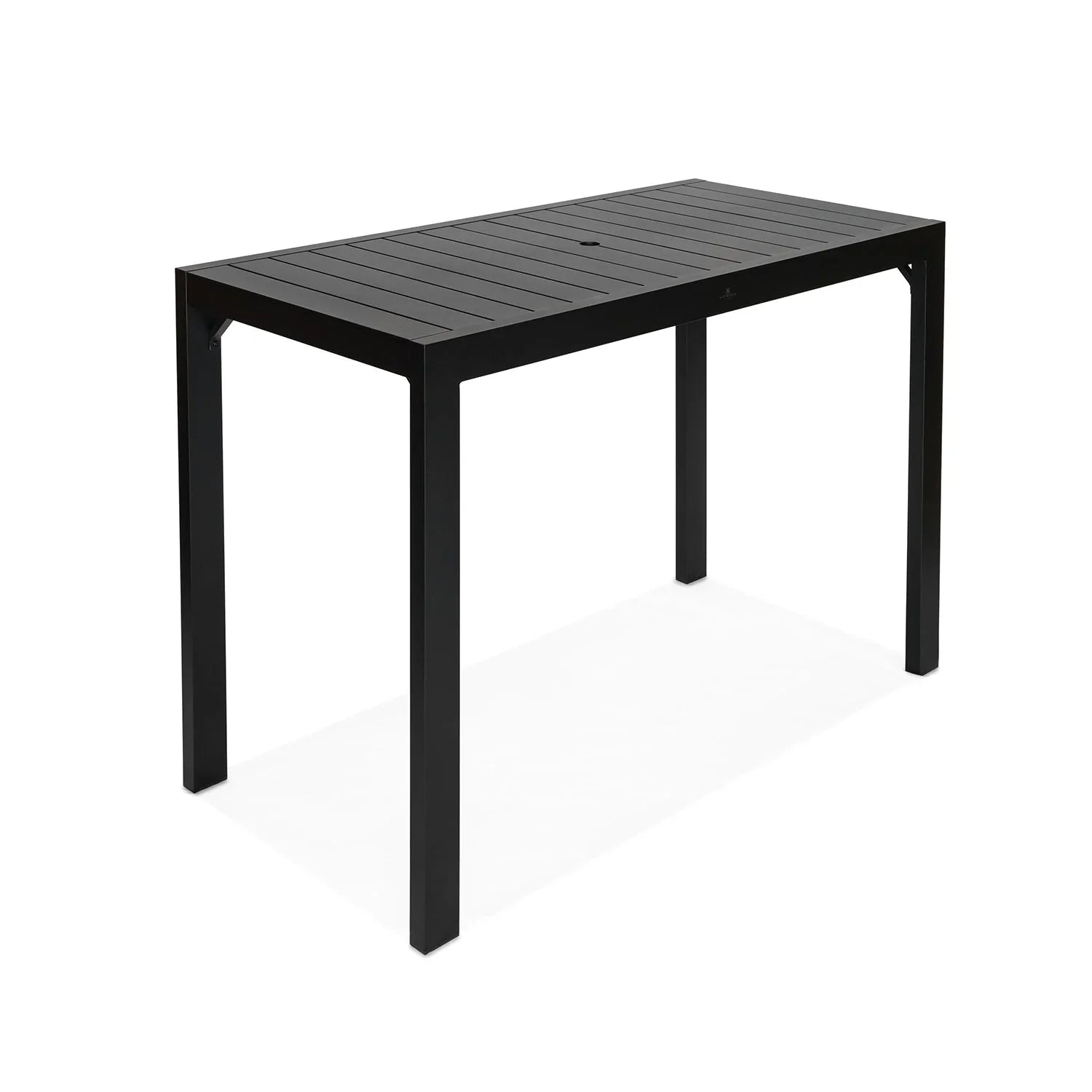 Classic Aluminum 6-Seater Square Bar Table