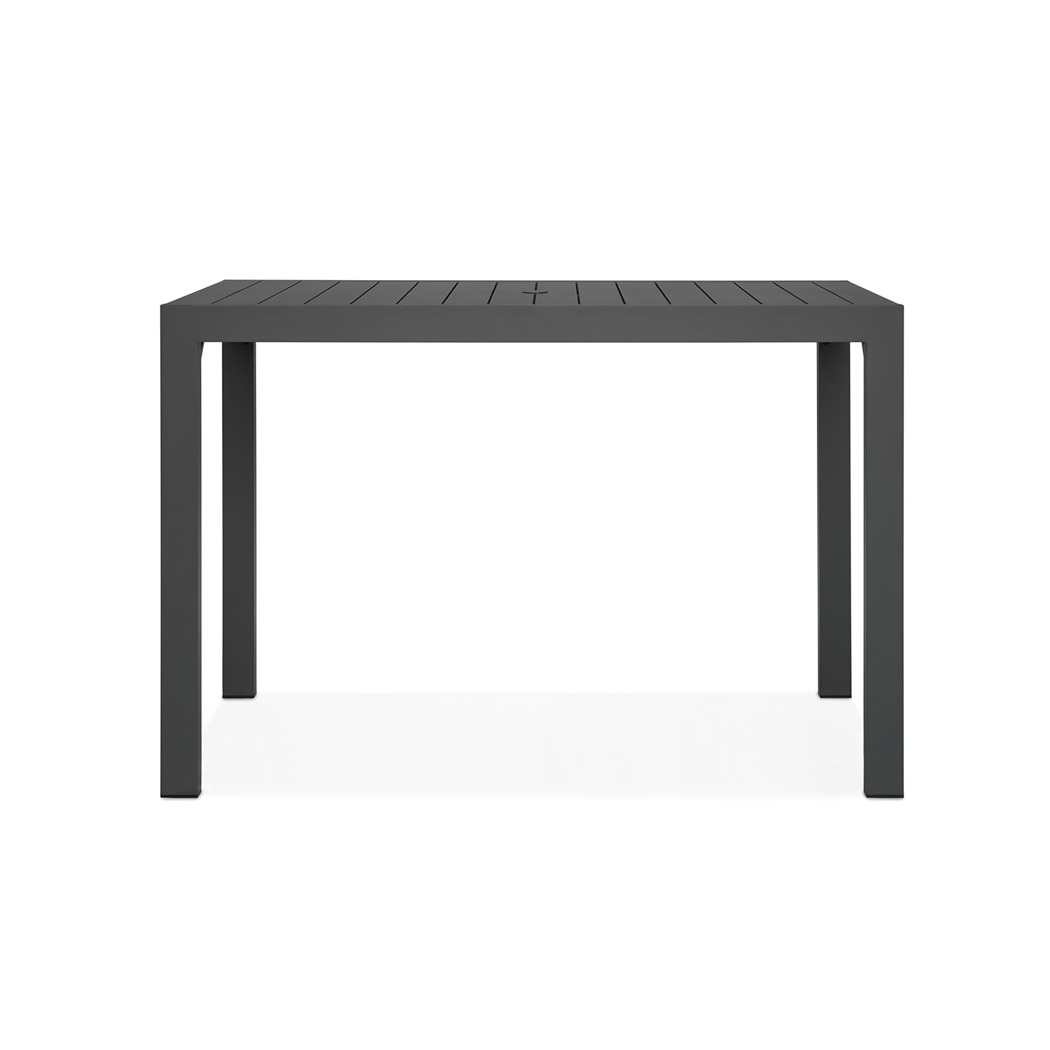 Classic Aluminum 6-Seater Square Bar Table