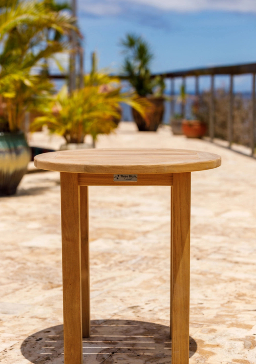 Canterbury 20" Tall Round Side Table view 5