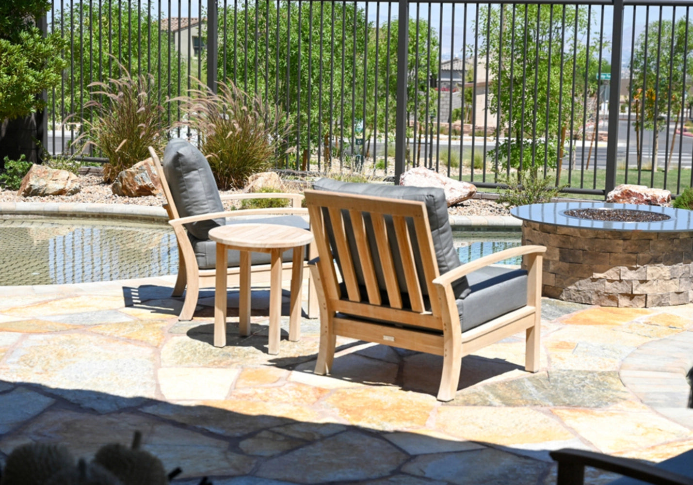 Canterbury 20" Tall Round Side Table view 6
