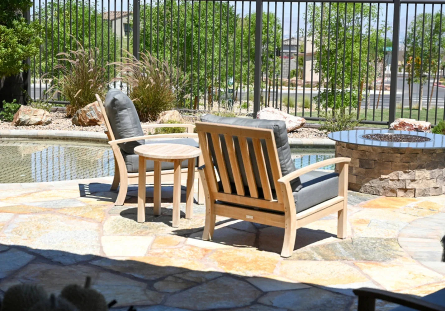 Canterbury 20" Tall Round Side Table view 6