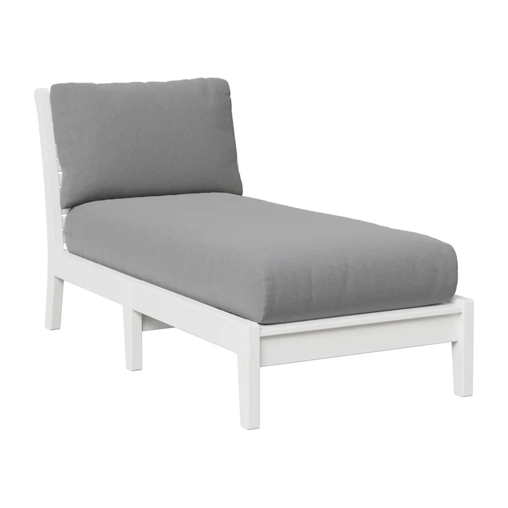 Classic Terrace Armless Chaise Lounge