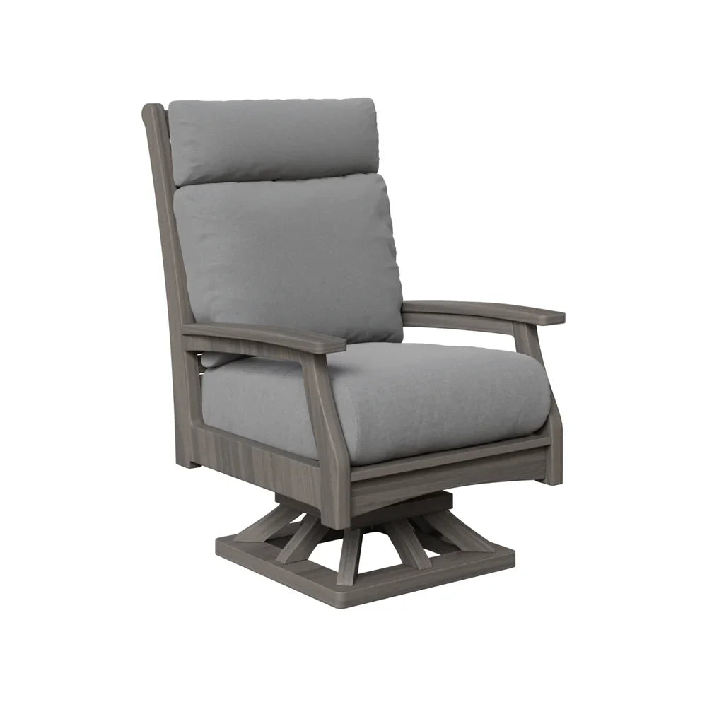Classic Terrace High Back Swivel Rocker