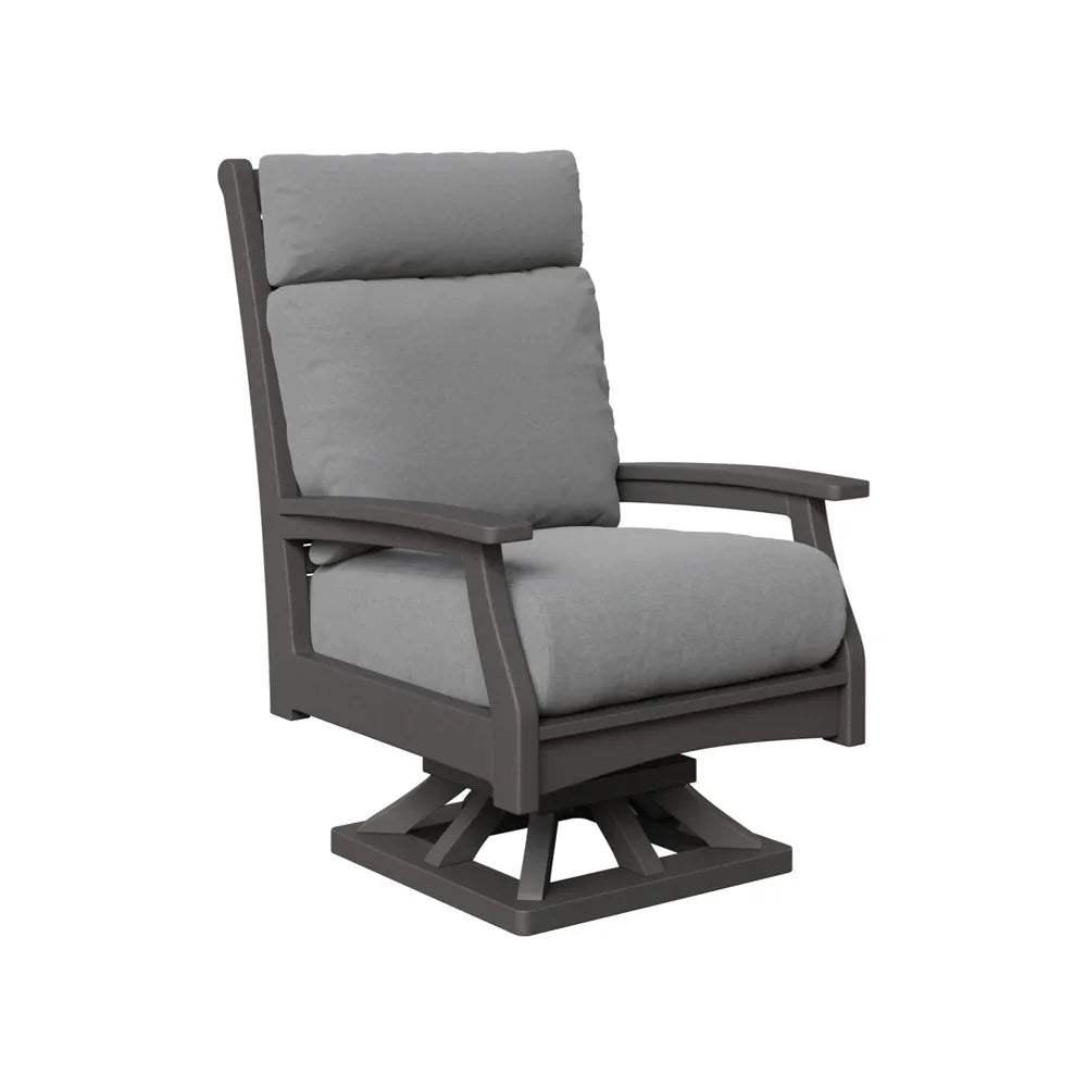 Classic Terrace High Back Swivel Rocker