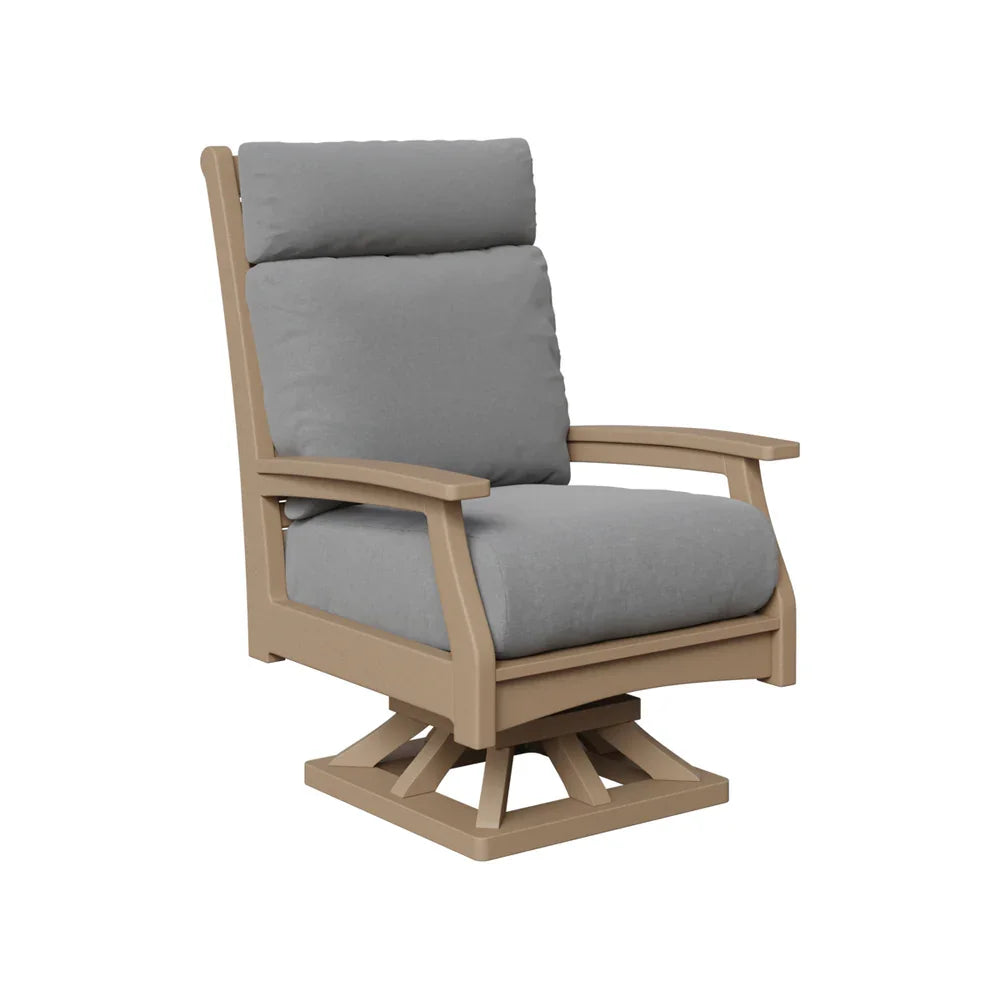 Classic Terrace High Back Swivel Rocker