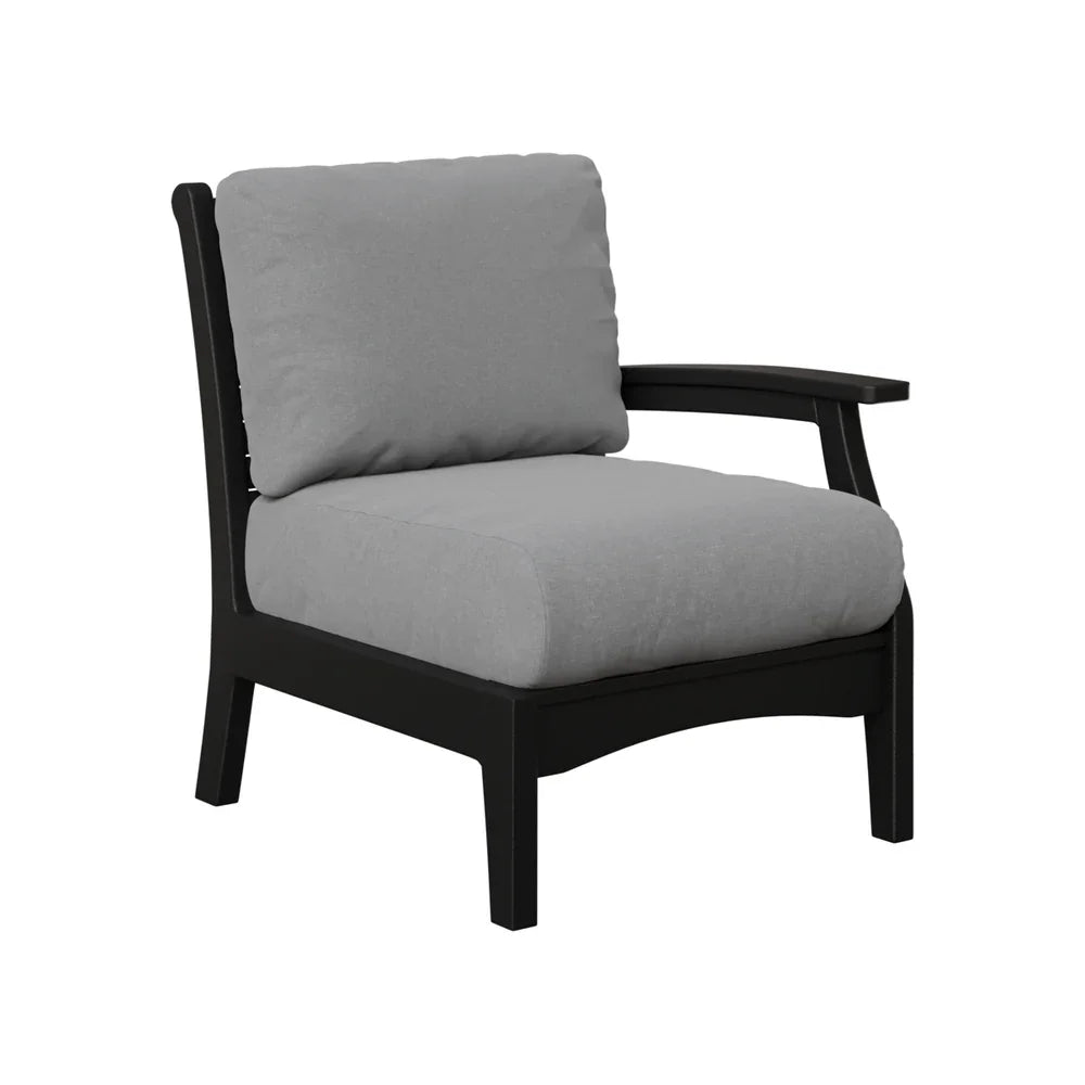 Classic Terrace Left Arm Sectional Club Chair