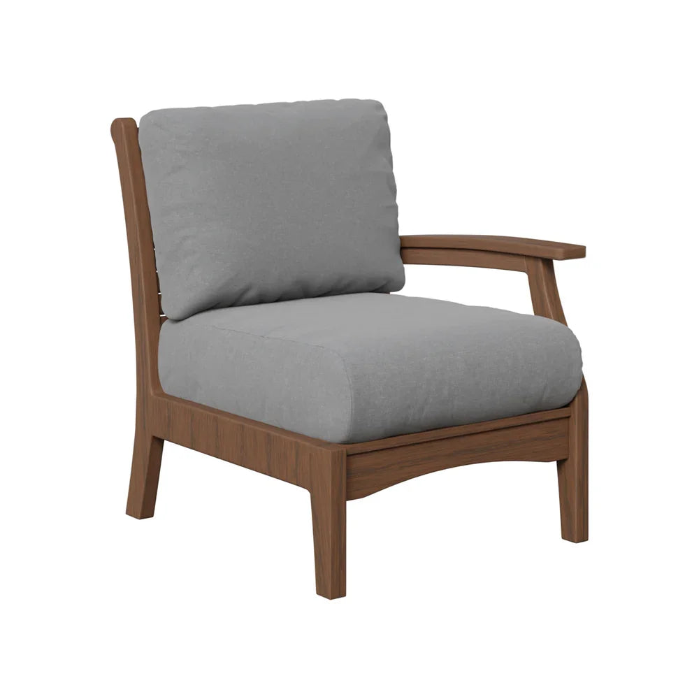 Classic Terrace Left Arm Sectional Club Chair