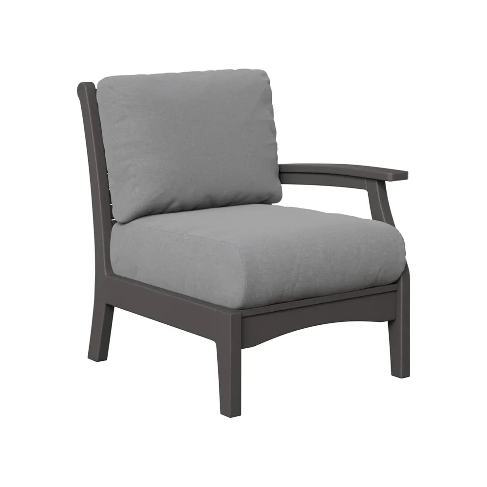 Classic Terrace Left Arm Sectional Club Chair