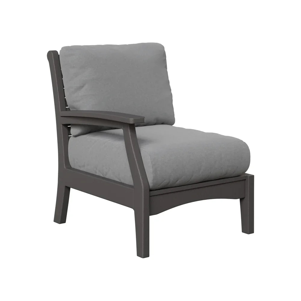 Classic Terrace Right Arm Sectional Club Chair