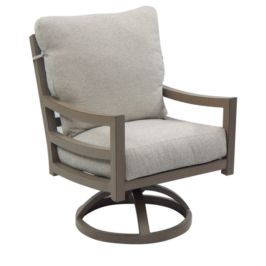 Roma Cushioned Dining Swivel Rocker