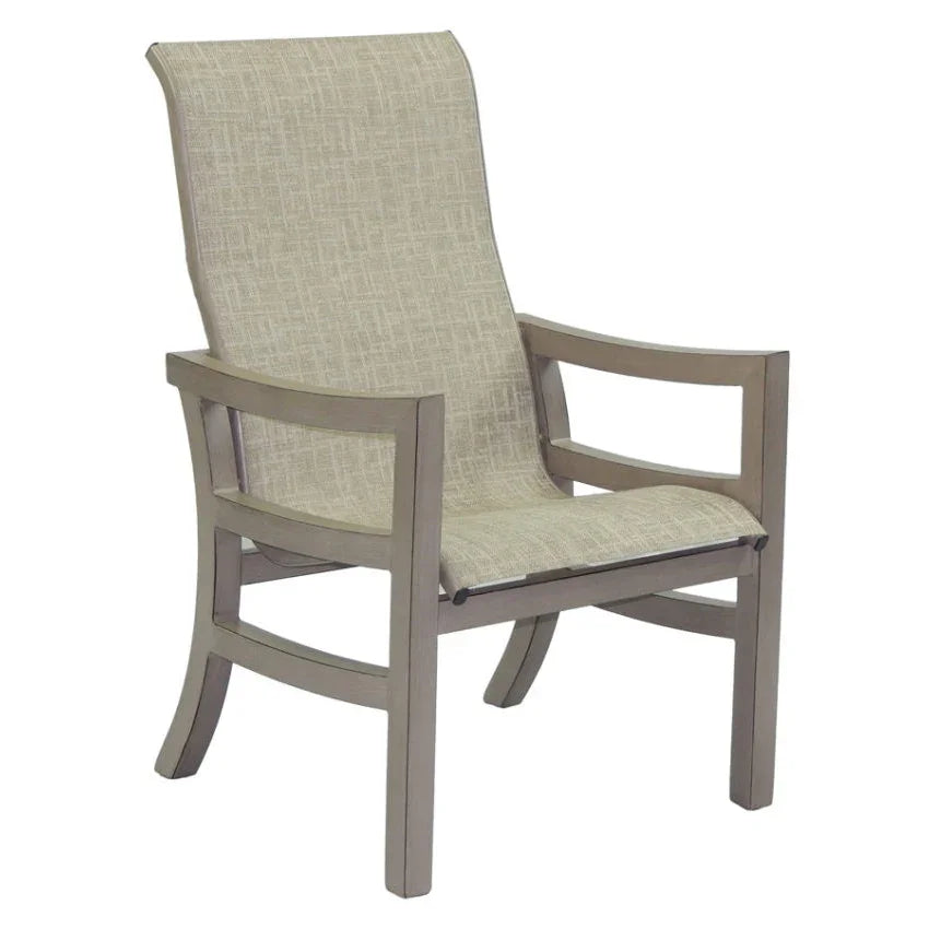 Roma Padded Sling Dining Arm Chair 9696P by Castelle