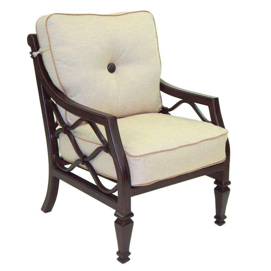 Villa Bianca Cushioned Dining Arm Chair