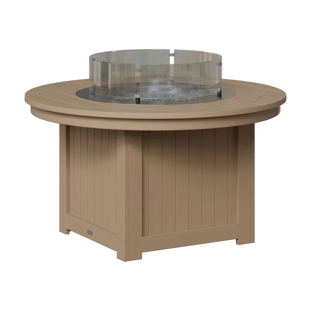 Donoma 44" Round Fire Pit - Hammered Top Finish