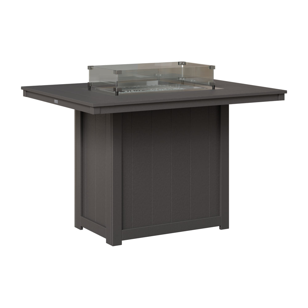 Donoma 42" x 54" Rectangular Counter Fire Table view 8