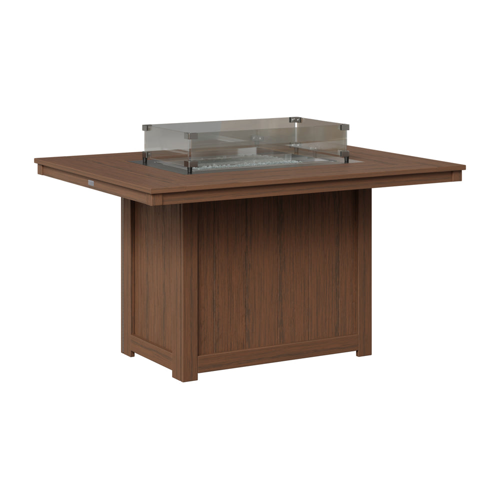 Donoma 42" x 54" Rectangular Dining Fire Table view 4