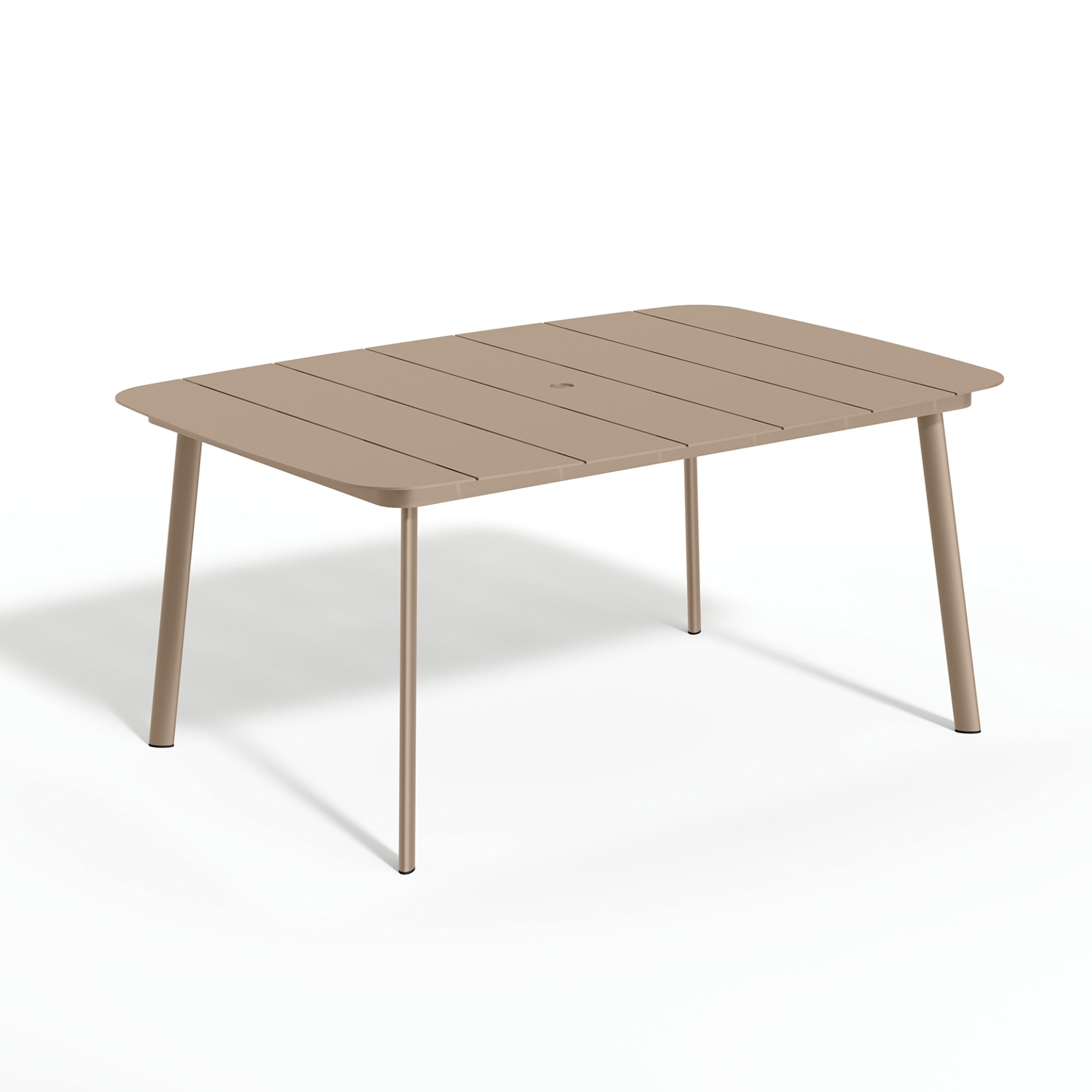 Eiland All-Aluminum 63" Rectangular Dining Table by Oxford Garden