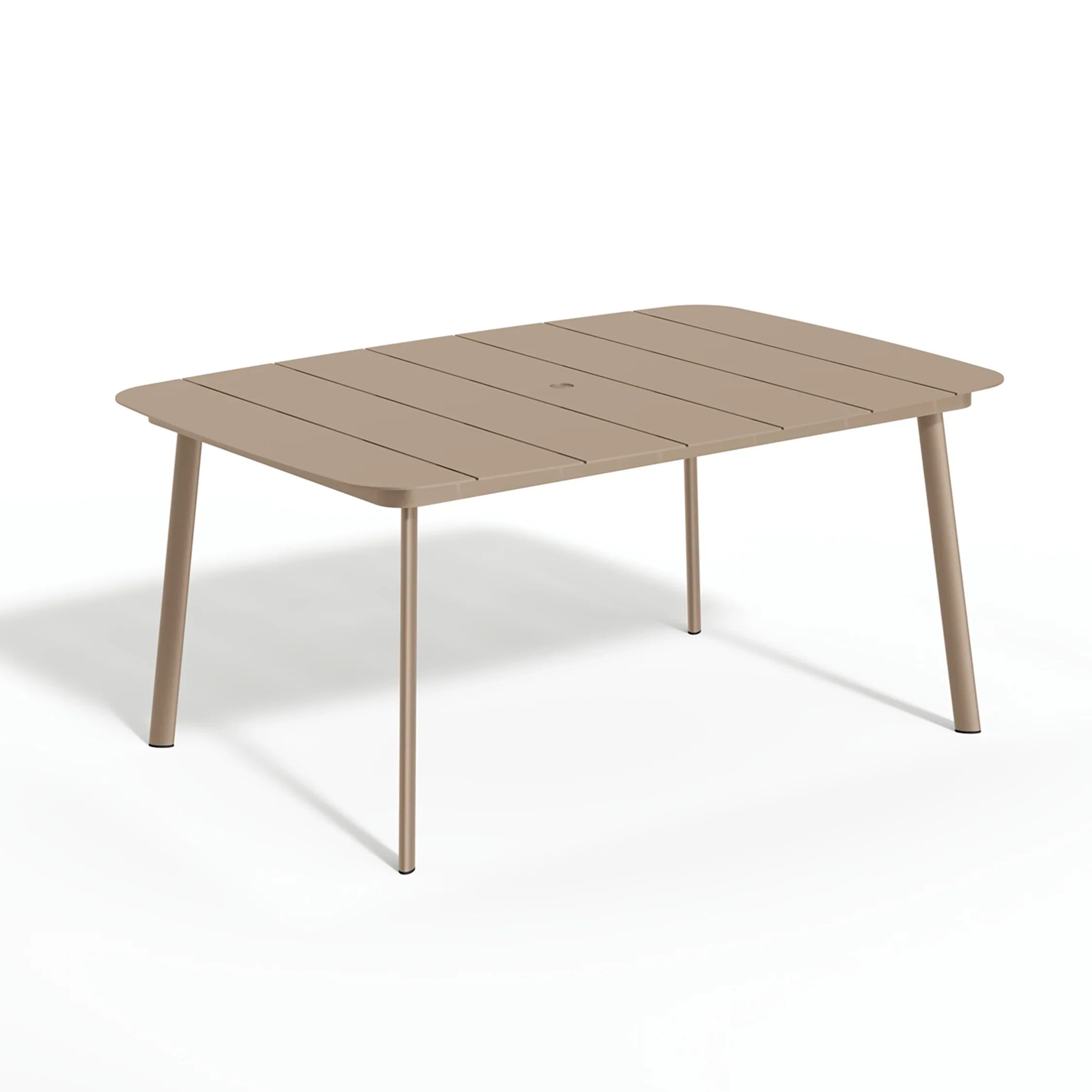 Eiland All-Aluminum 63" Rectangular Dining Table by Oxford Garden