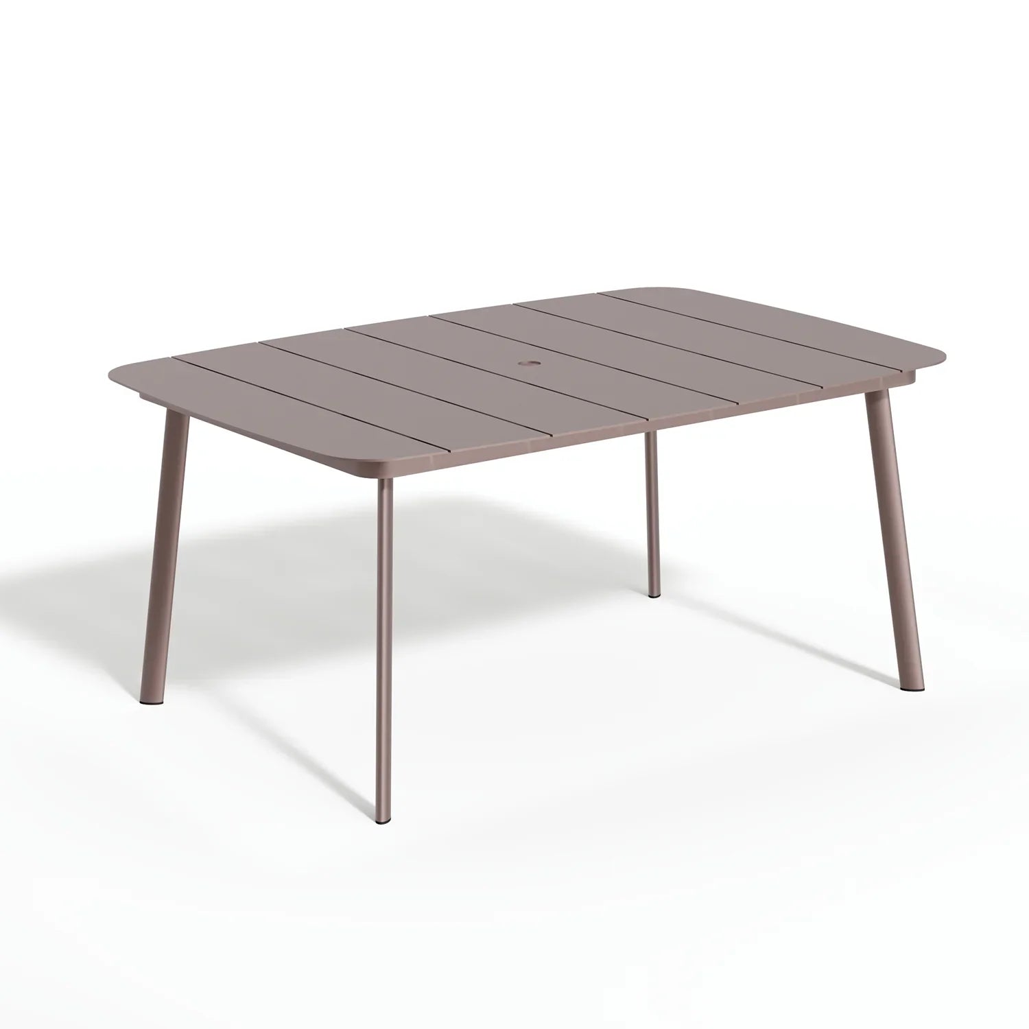 Eiland All-Aluminum 63" Rectangular Dining Table by Oxford Garden