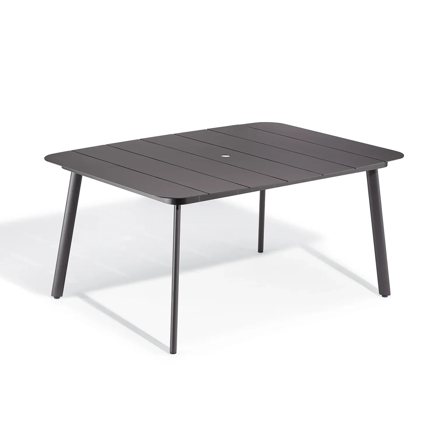 Eiland All-Aluminum 63" Rectangular Dining Table by Oxford Garden