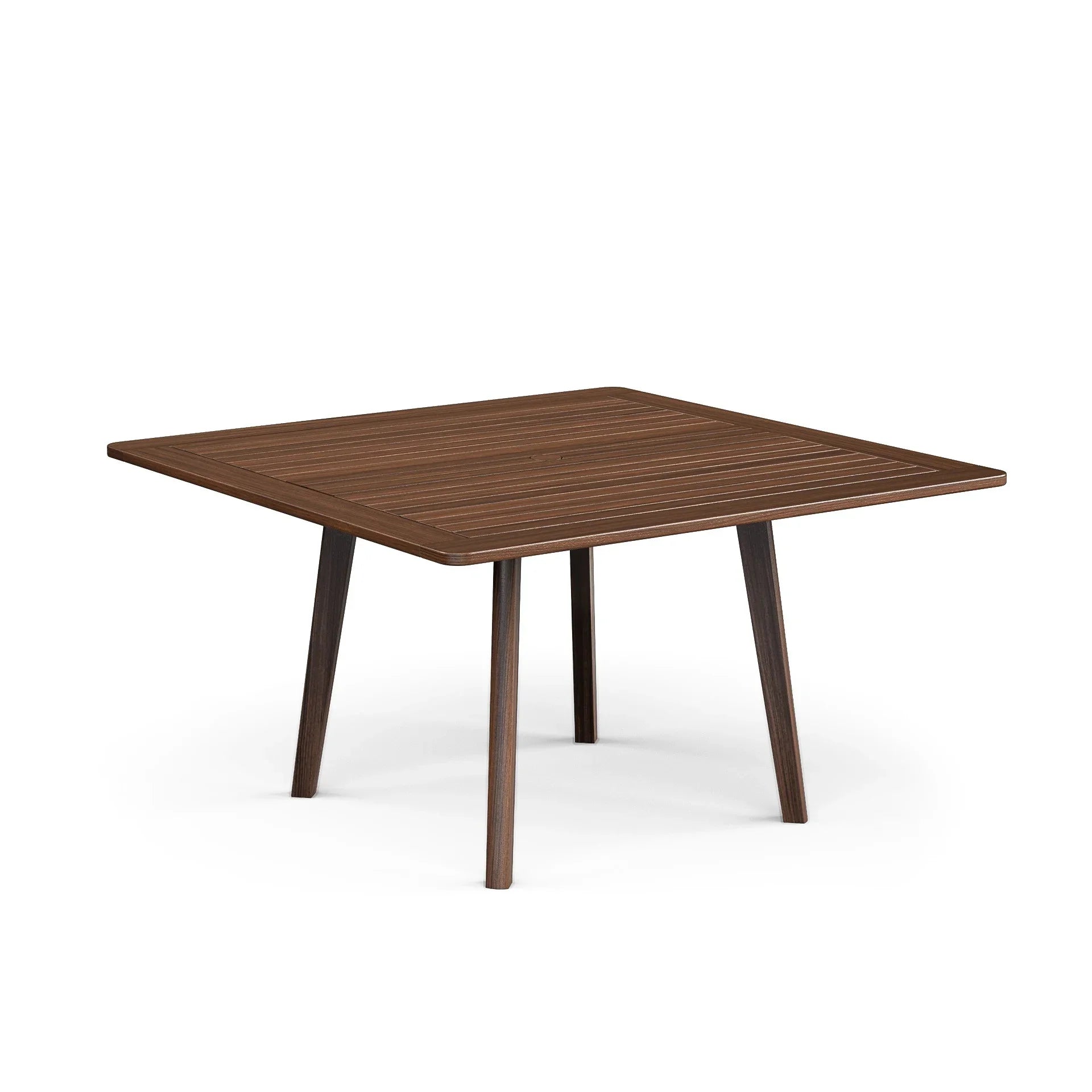 Foundations 53" Square Dining Table with Umbrella Hole