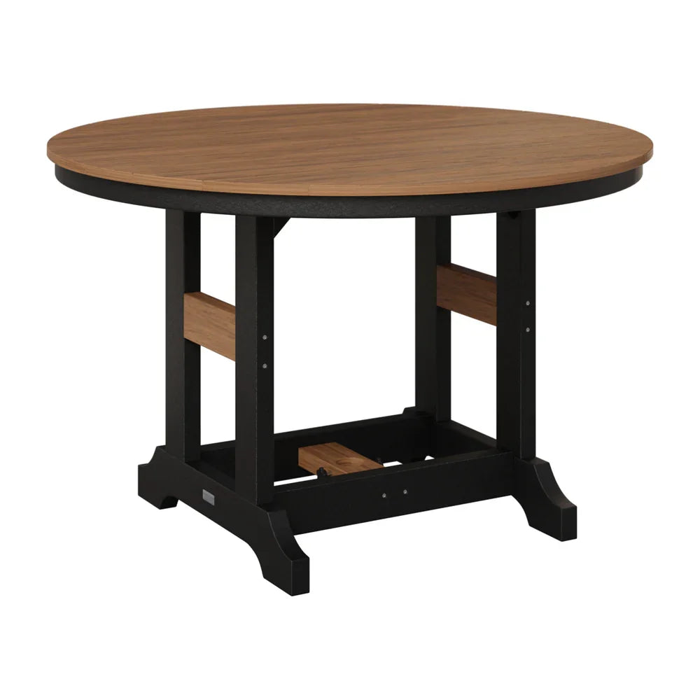 Garden Classic 48" Round Dining Table - Hammered Top Finish