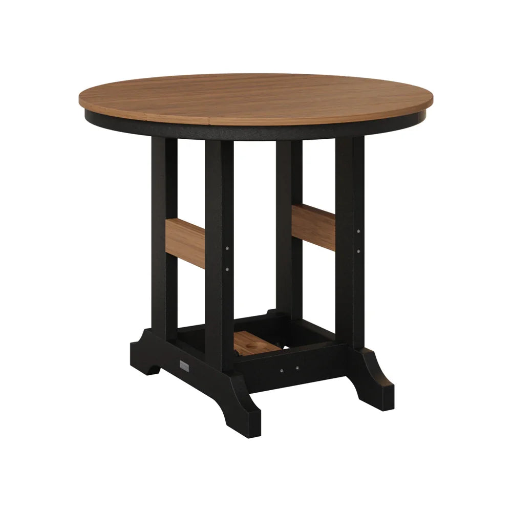 Garden Classic 38" Round Dining Table - Hammered Top Finish