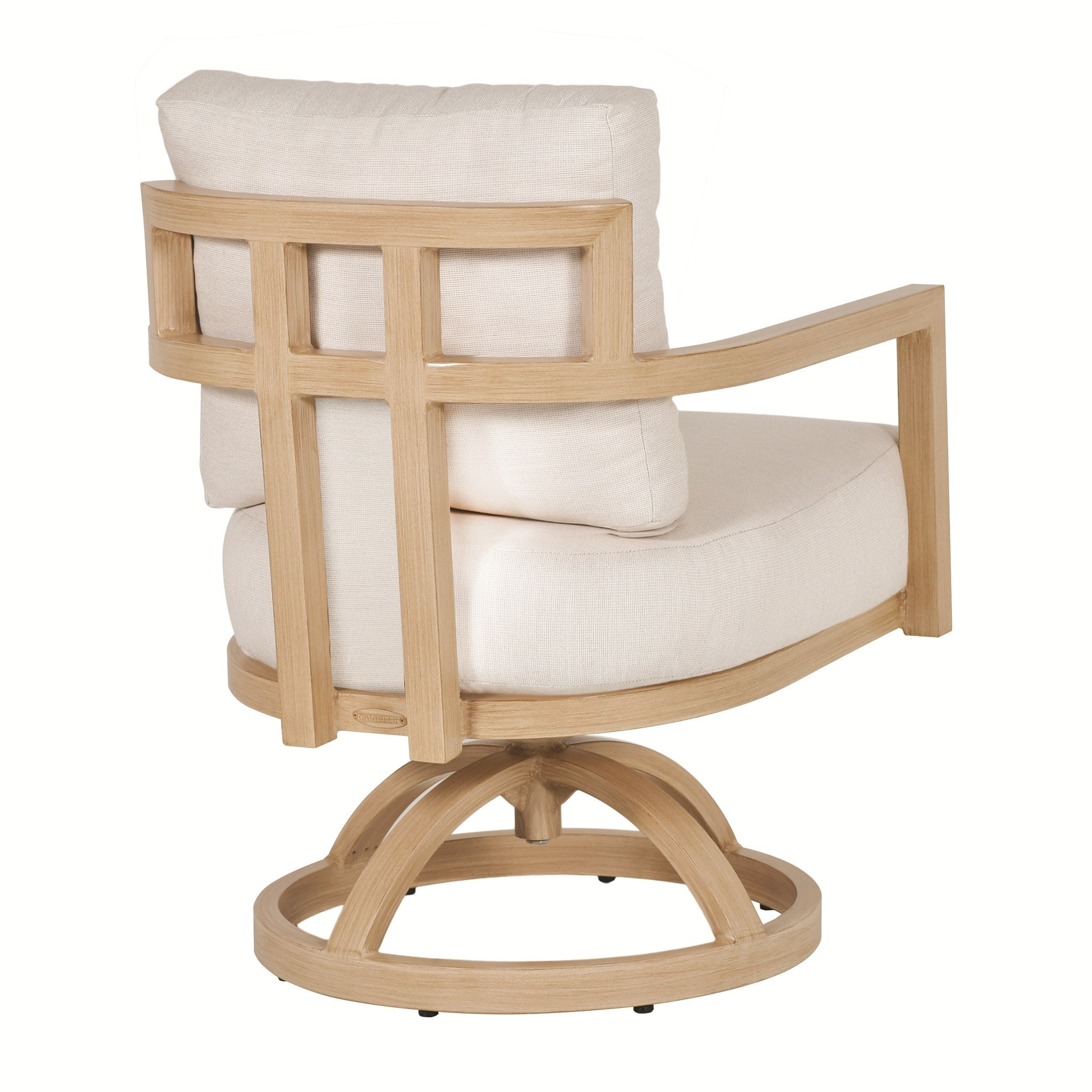 Gala Cushioned Dining Swivel Rocker