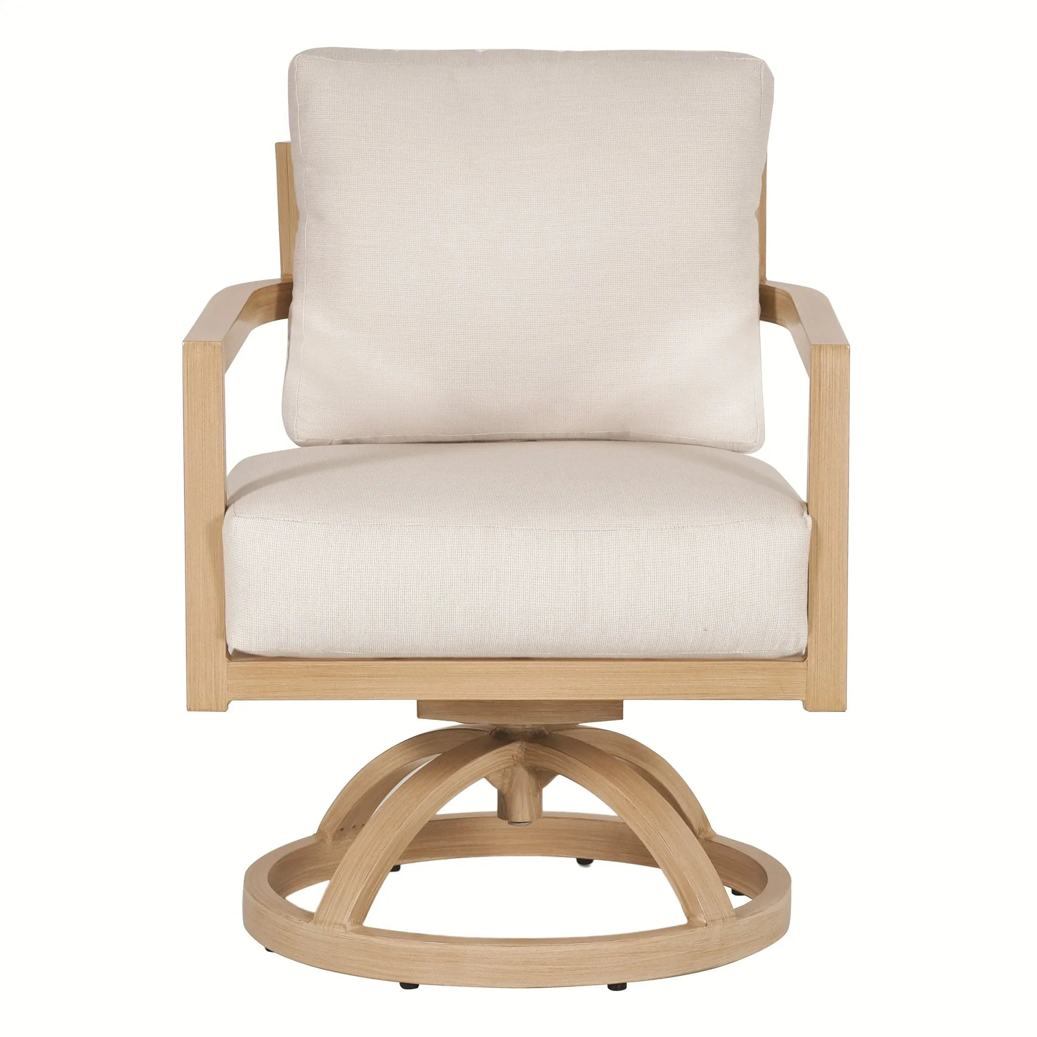 Gala Cushioned Dining Swivel Rocker