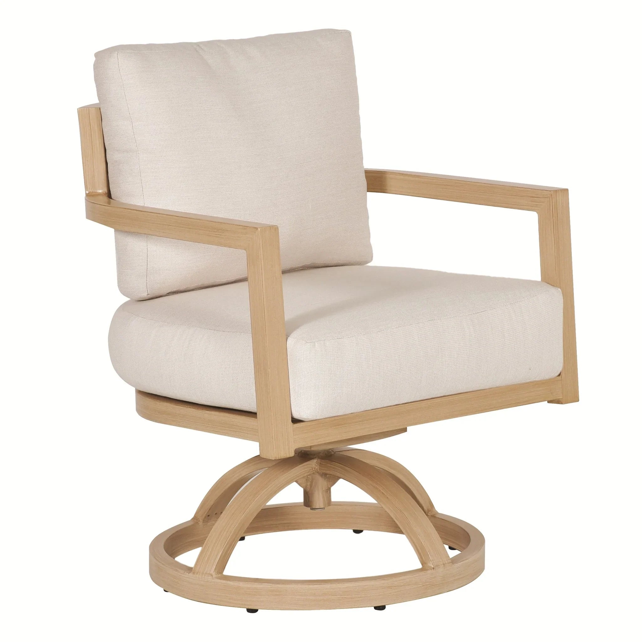 Gala Cushioned Dining Swivel Rocker