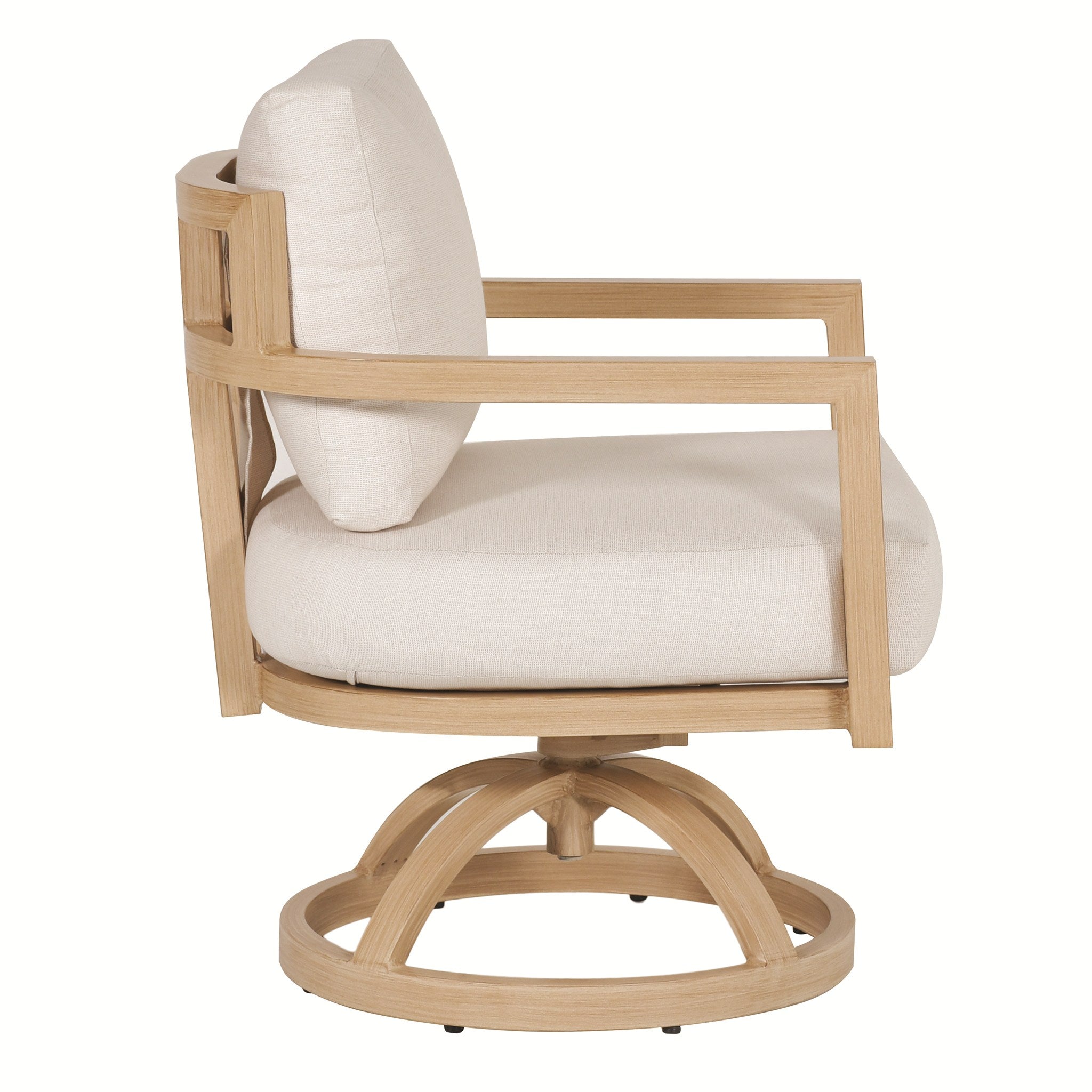 Gala Cushioned Dining Swivel Rocker