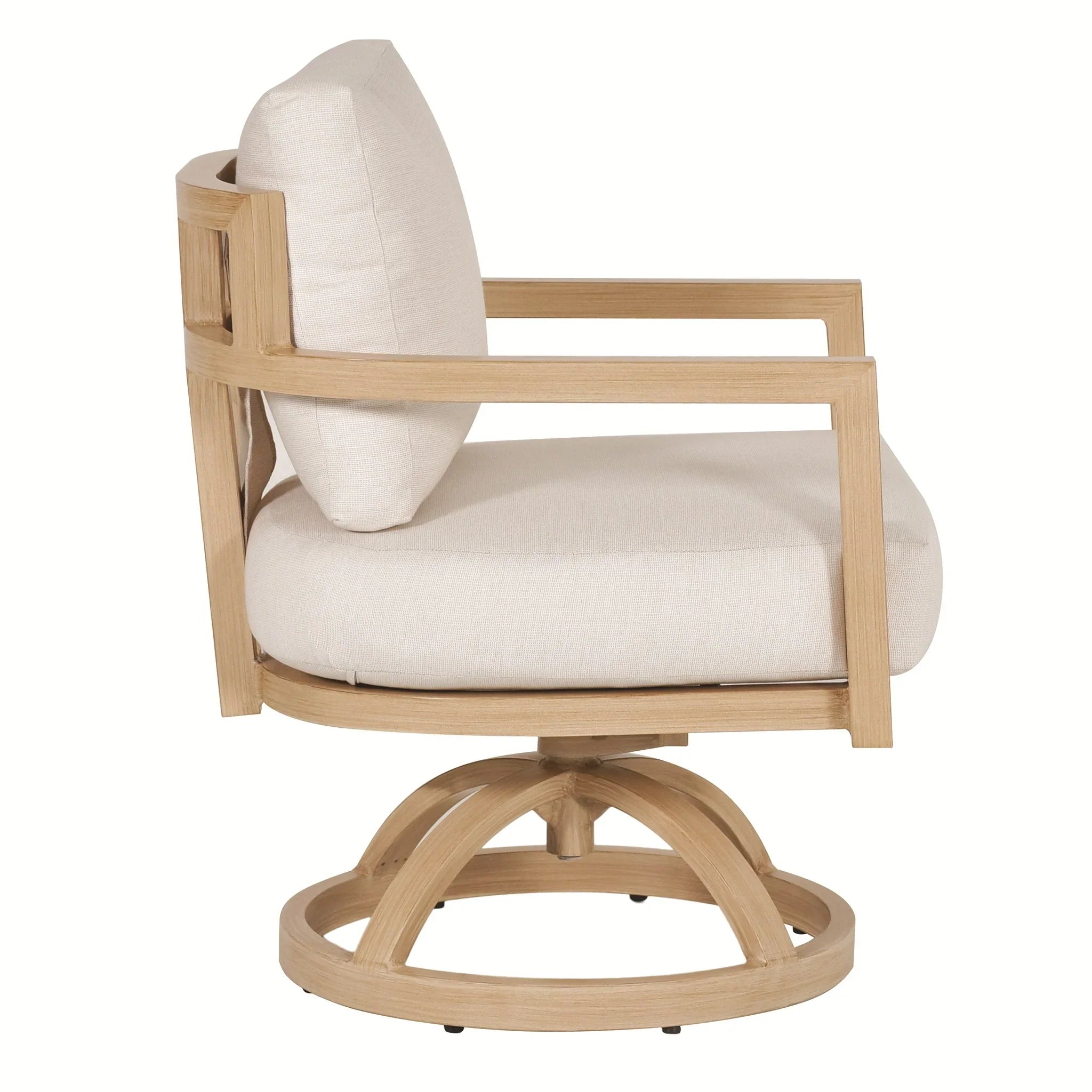 Gala Cushioned Dining Swivel Rocker