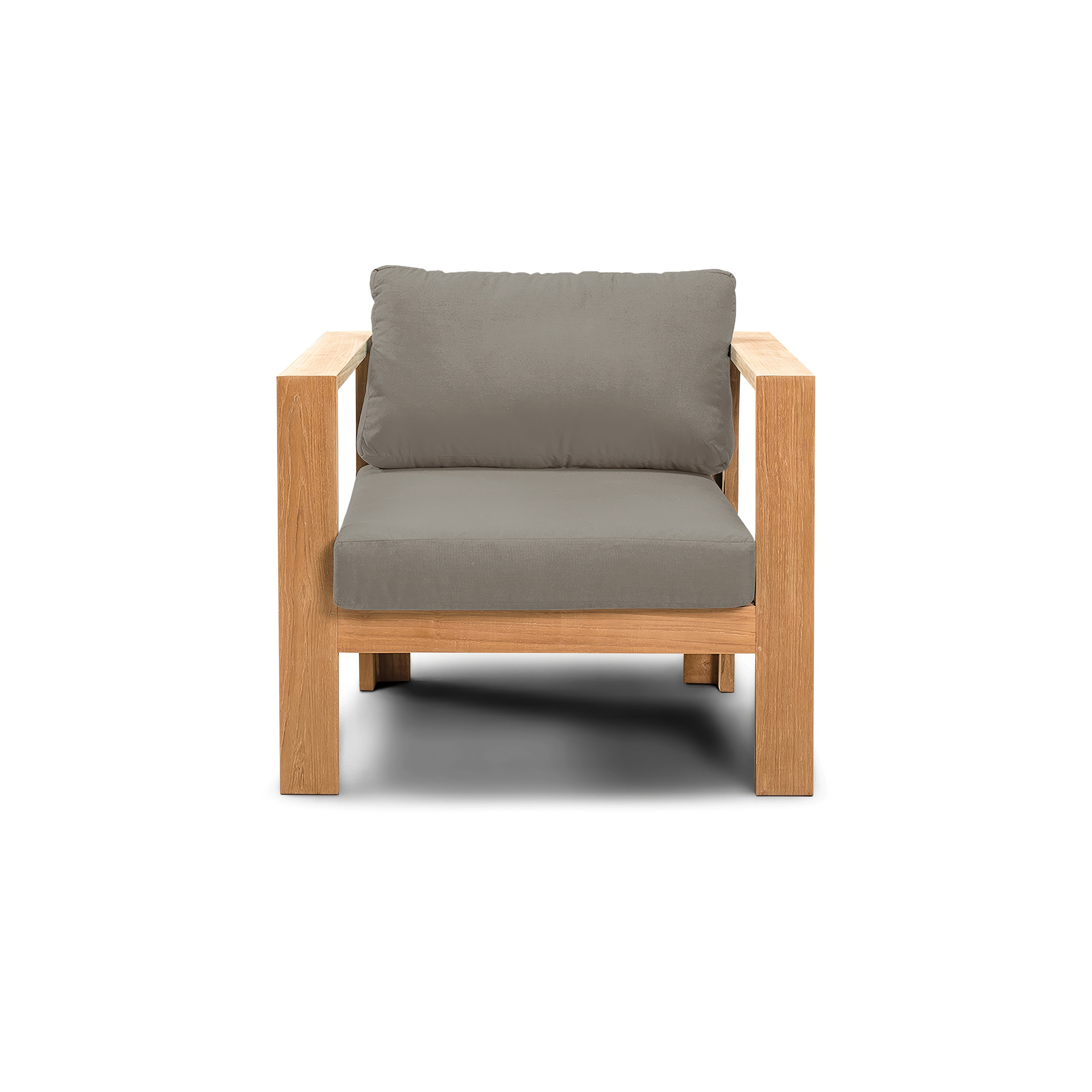 Ando Club Chair#Fabric_Sunbrella Canvas Charcoal