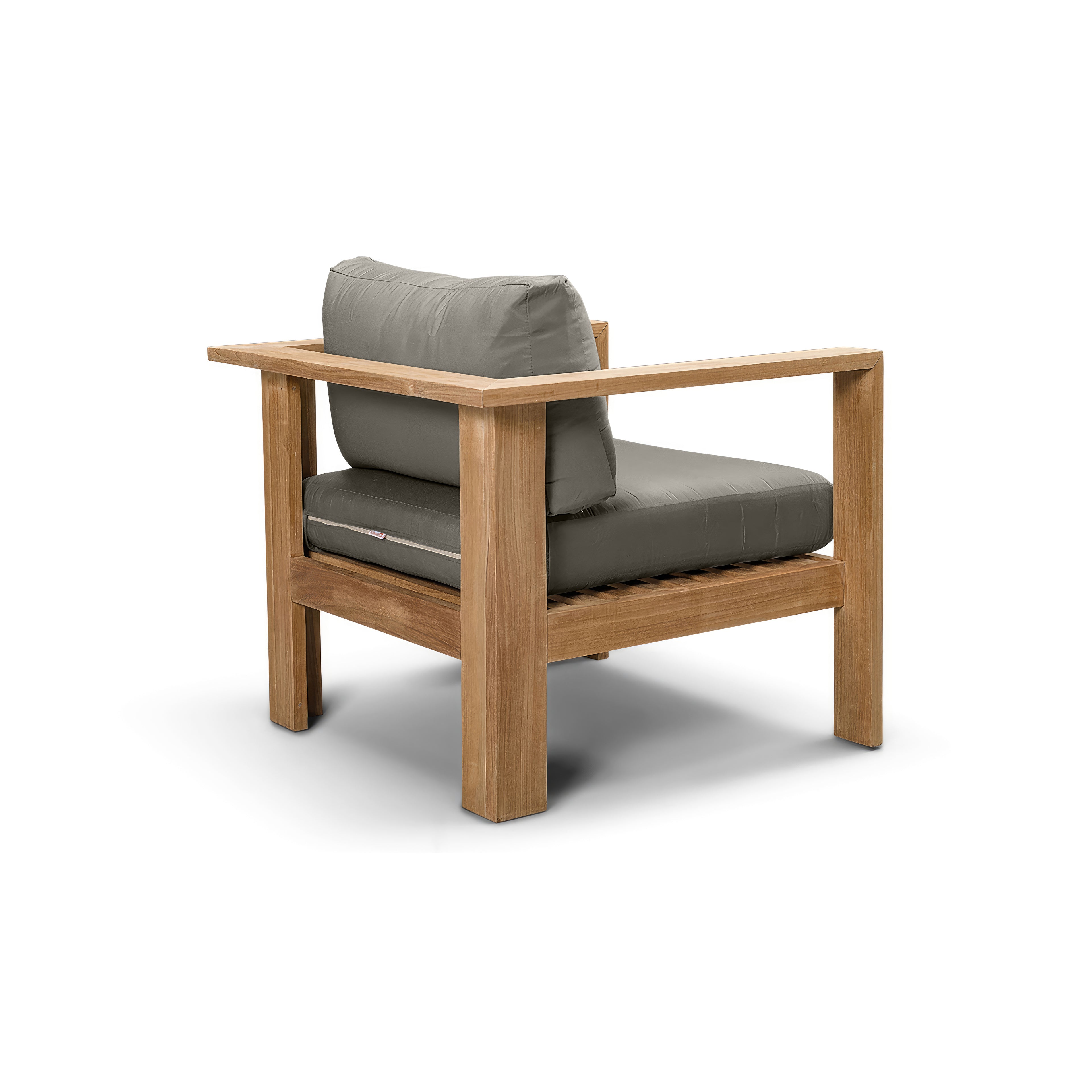 Ando Club Chair#Fabric_Sunbrella Canvas Charcoal