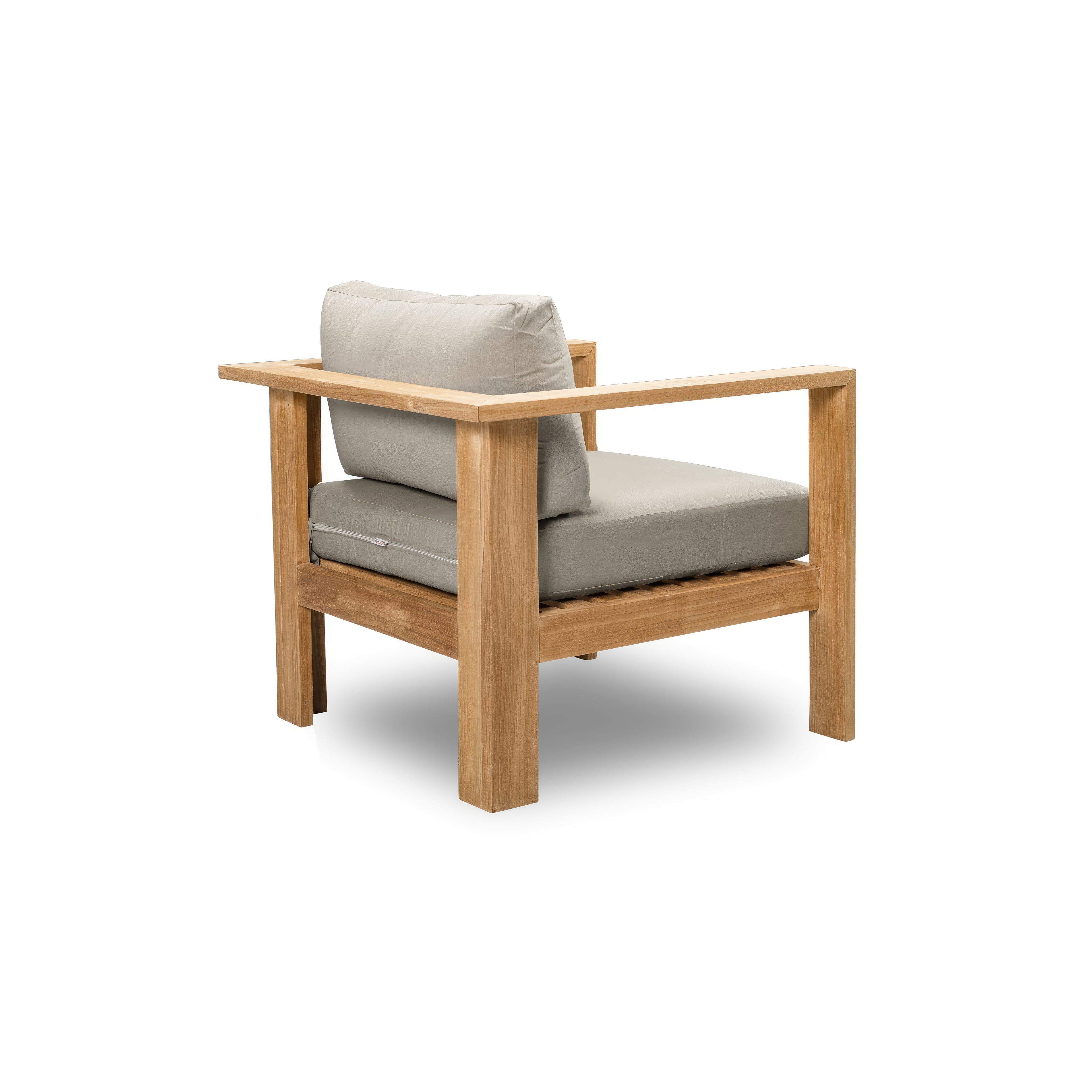 Ando Club Chair#Fabric_Sunbrella Cast Silver