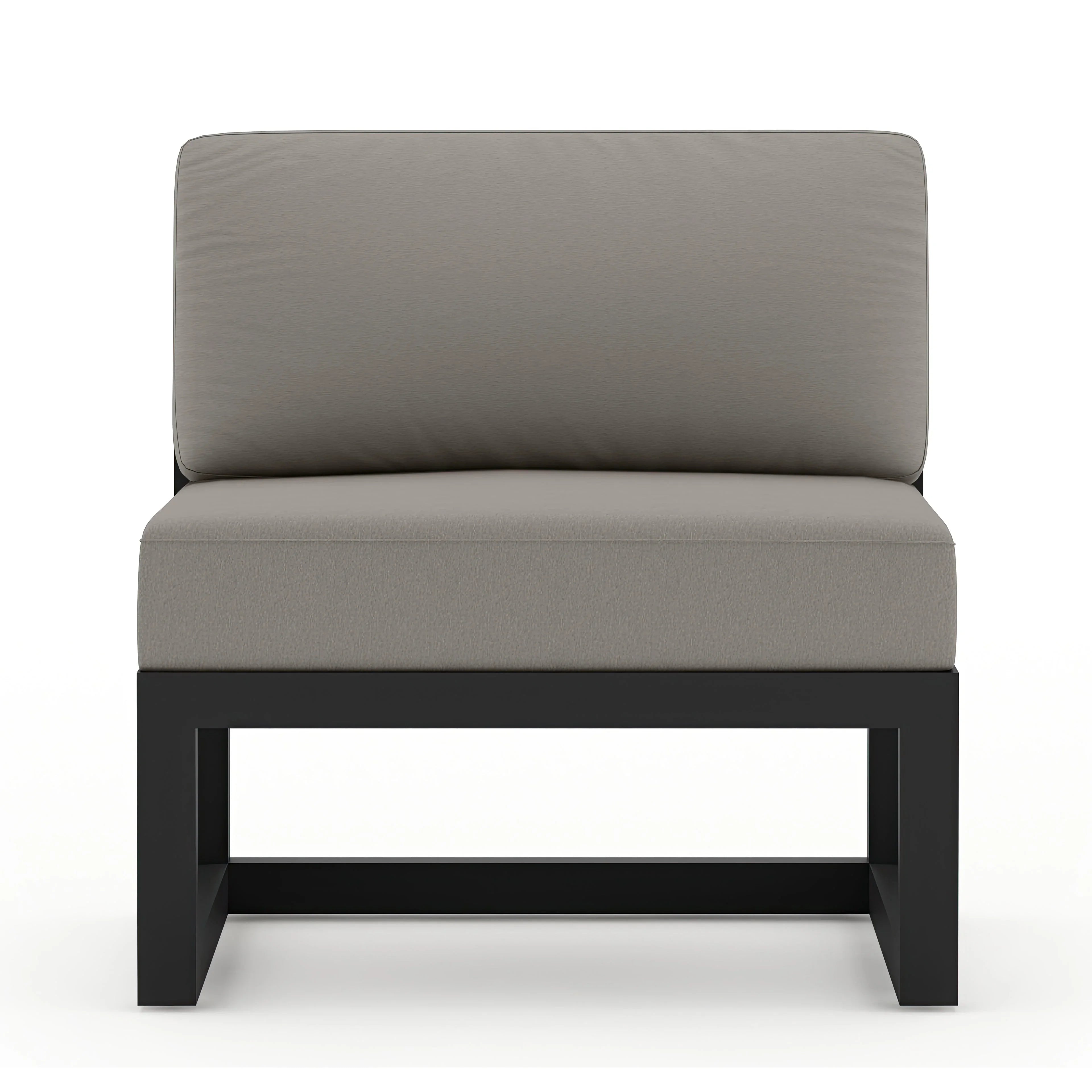 Avion Middle Section#Finish_Black#Fabric_Canvas Charcoal