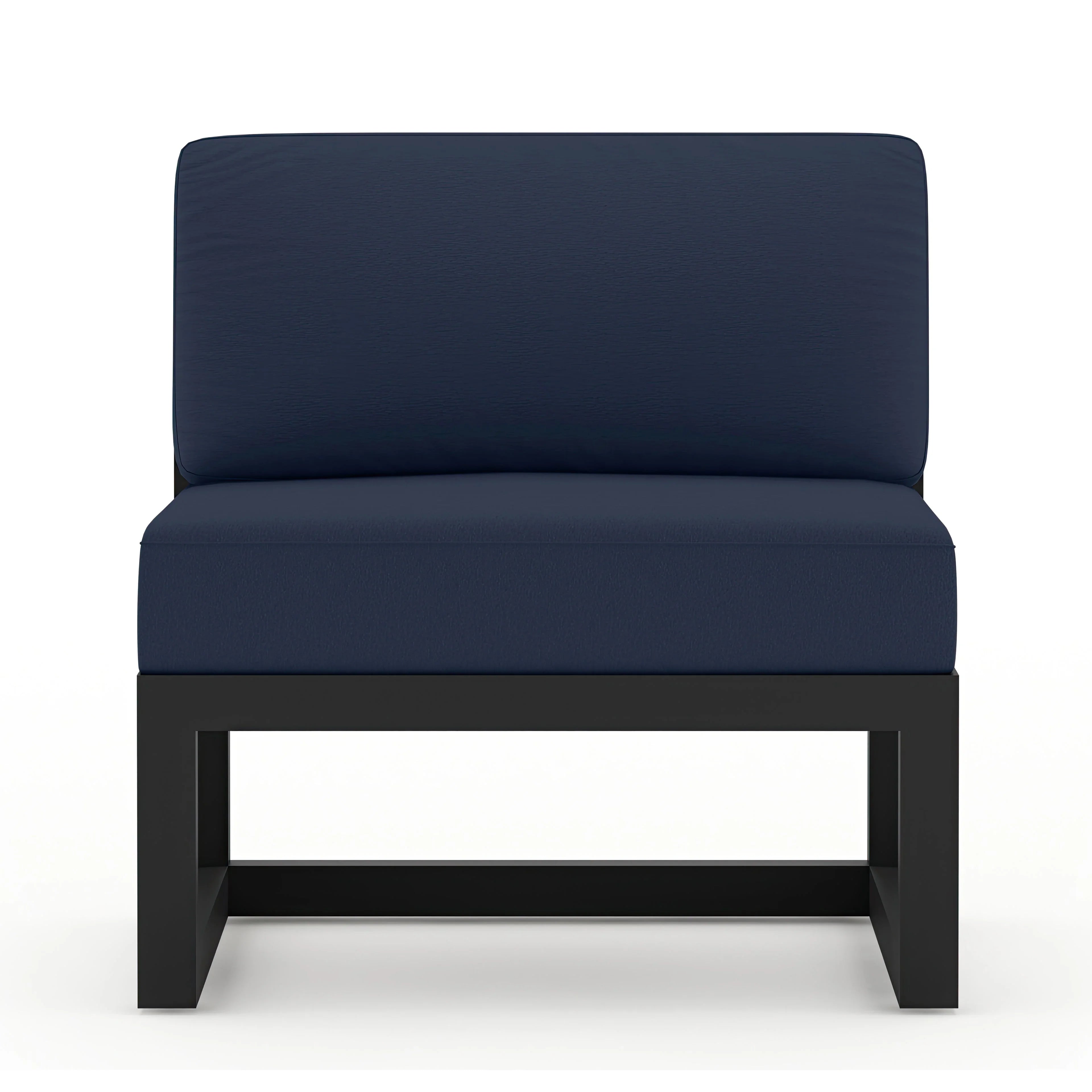 Avion Middle Section#Finish_Black#Fabric_Spectrum Indigo