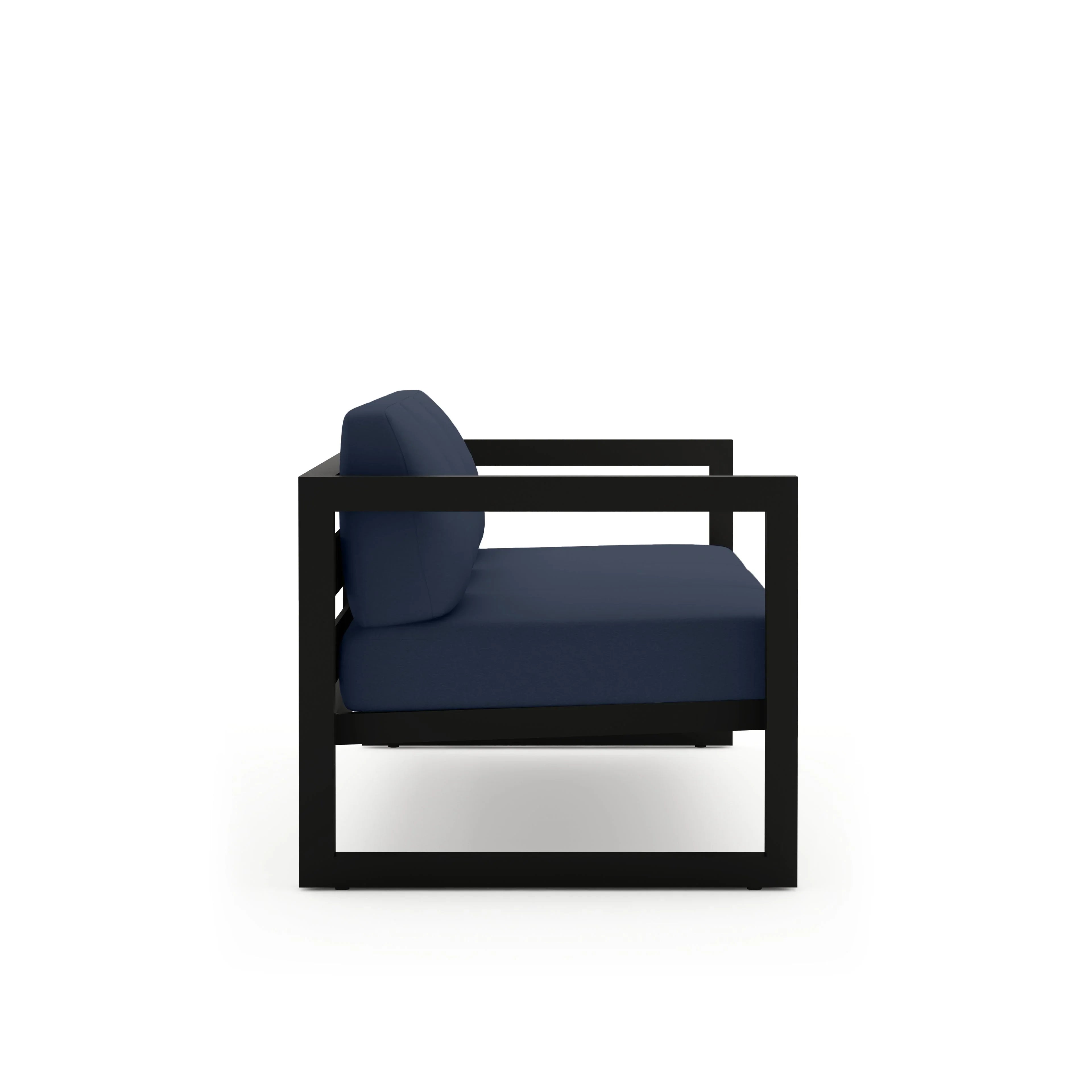 Avion Sofa#Finish_Black#Fabric_Spectrum Indigo
