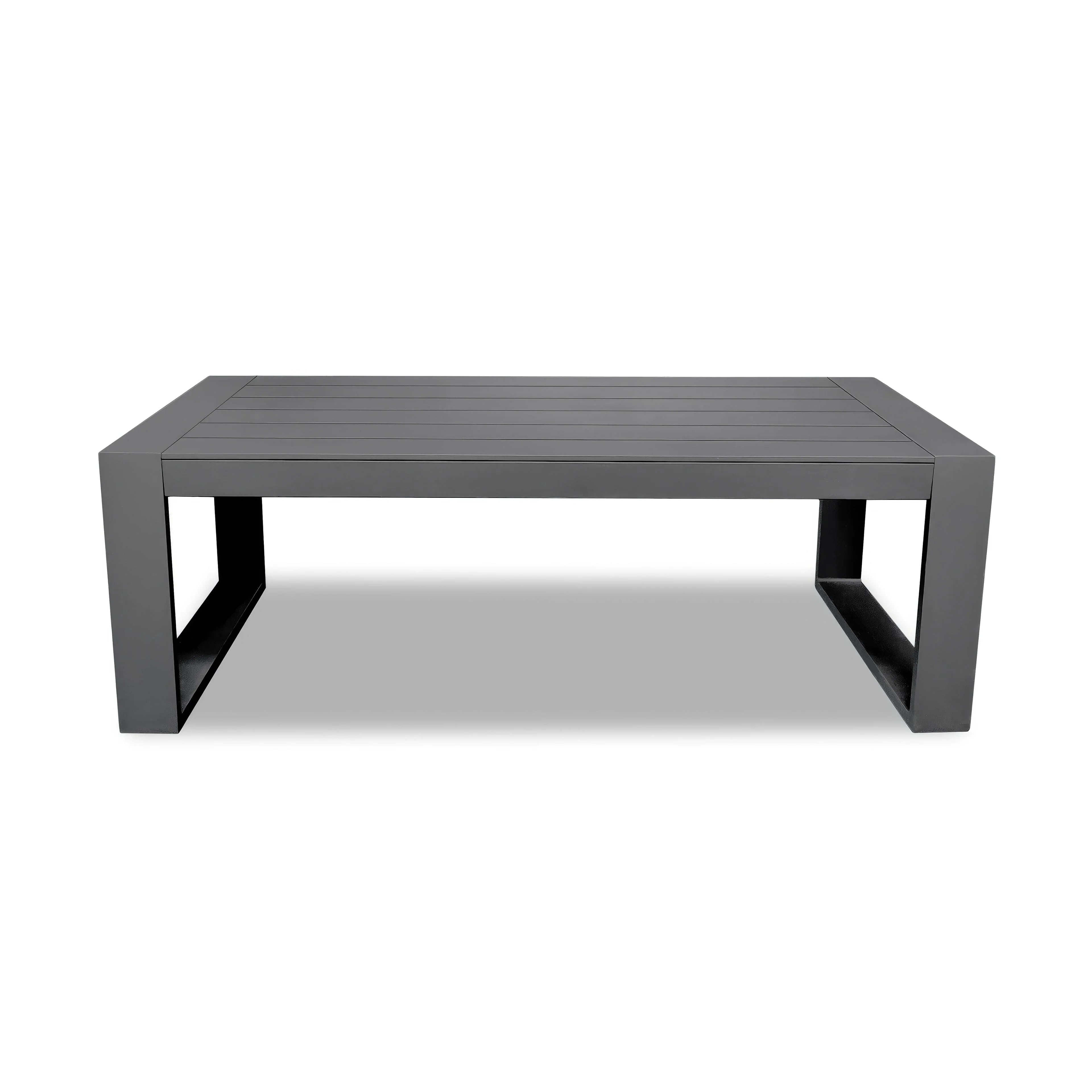 Avion 5 Piece Aluminum Sofa Set#Finish_Slate
