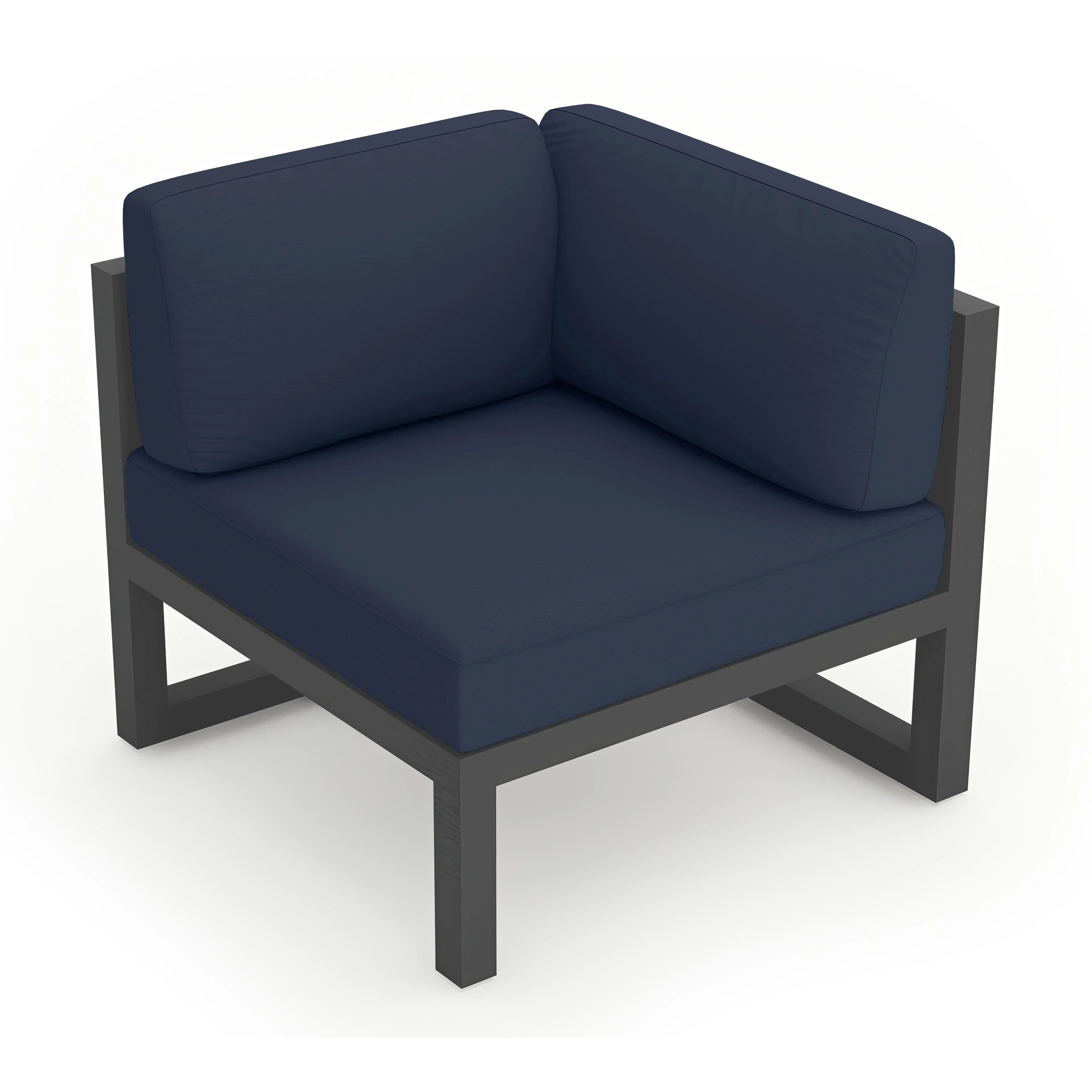 Avion Corner Section#Finish_Slate#Fabric_Spectrum Indigo