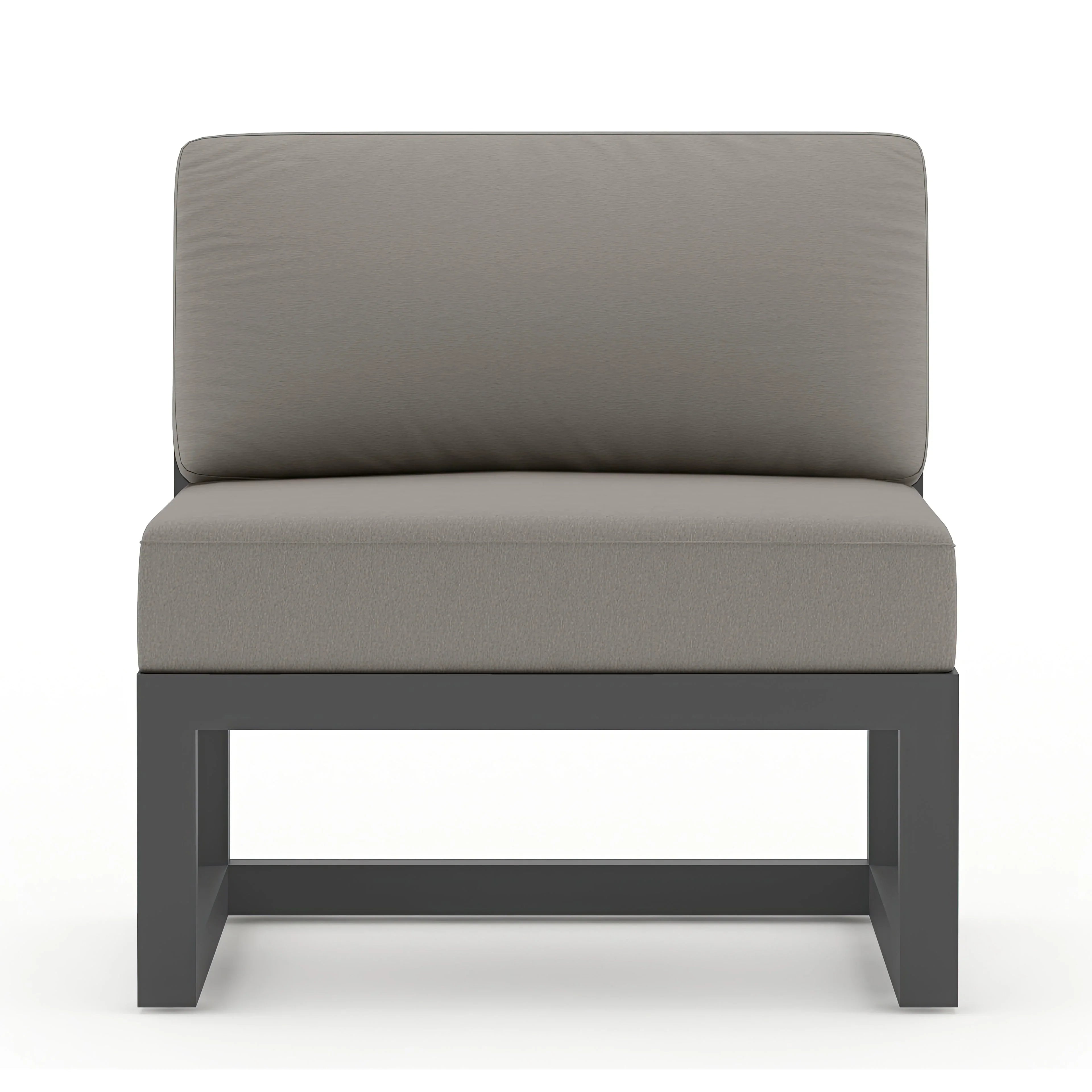 Avion Middle Section#Finish_Slate#Fabric_Canvas Charcoal