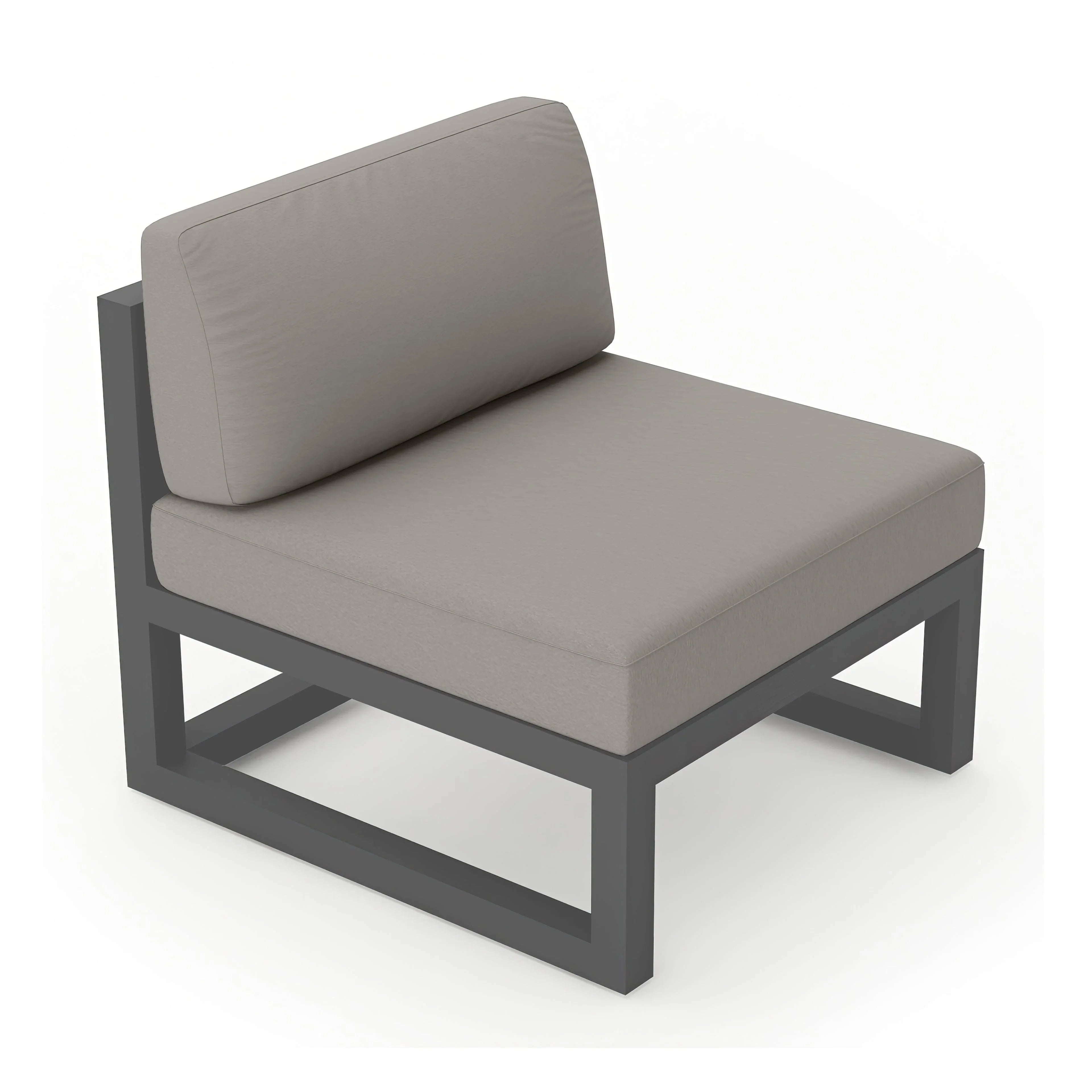 Avion Middle Section#Finish_Slate#Fabric_Canvas Charcoal
