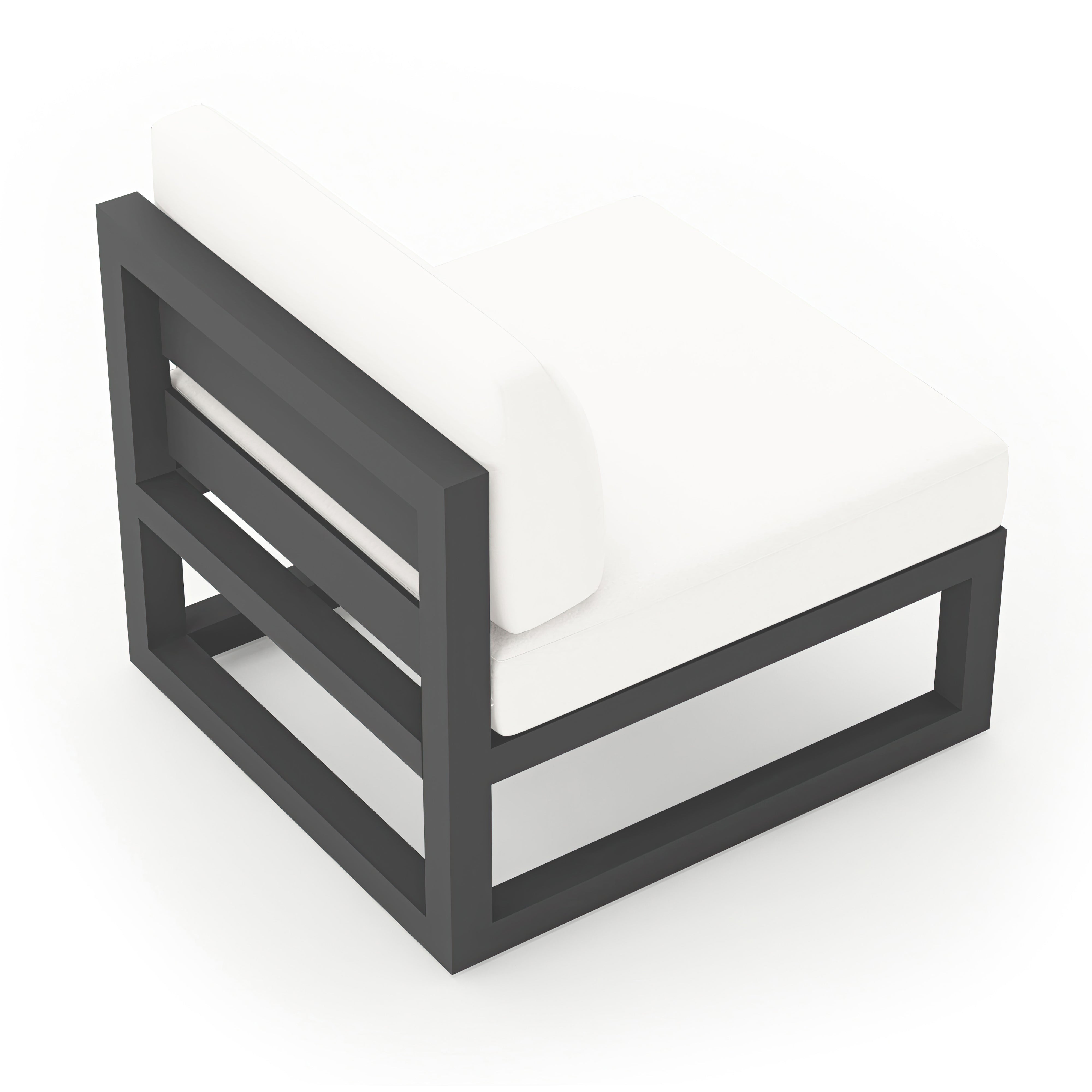 Avion Middle Section#Finish_Slate#Fabric_Canvas Natural